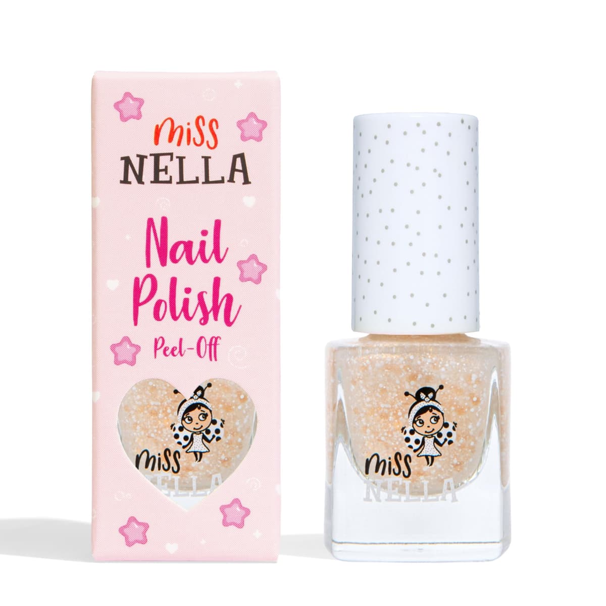 Miss Nella BLUEBERRY SMOOTHIE- Esmalte de uñas especial morada con brillantina para niños, con fórmula despegable, a base de agua y sin olor — view 15