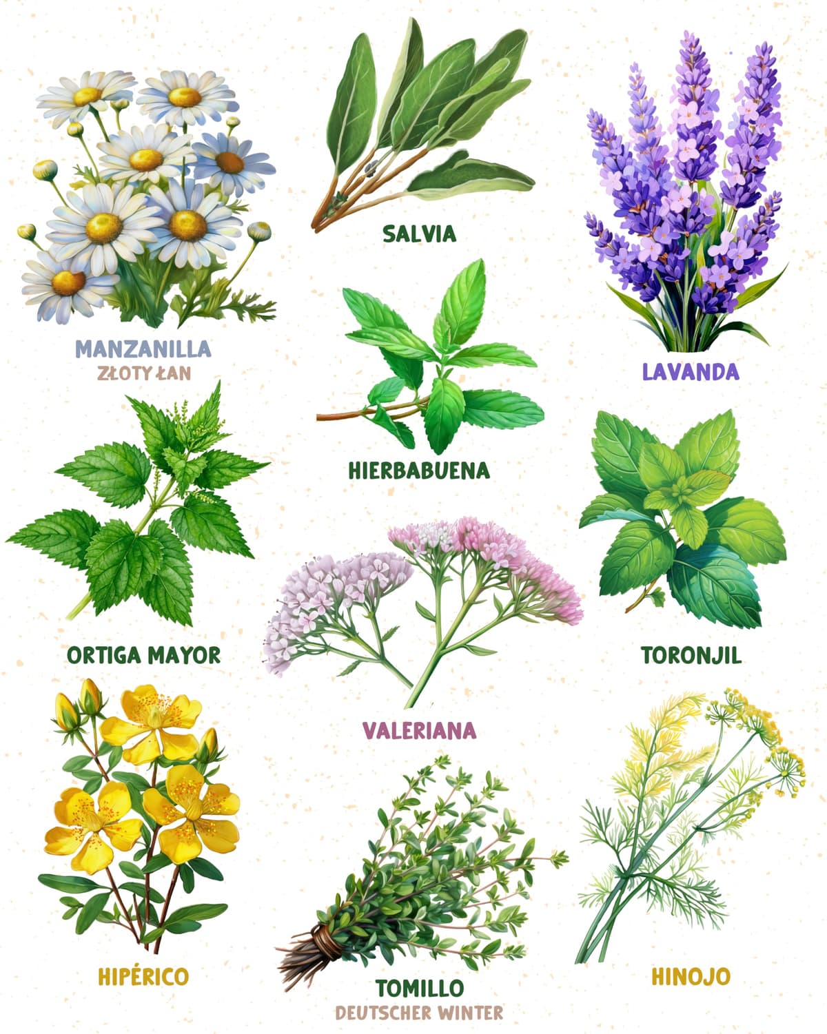 ZenGreens® - Set de semillas de hierbas medicinales y para infusiones eco - 10 variedades para cultivar fácilmente en el jardín, balcón o parterre elevado - Sementes verduras — view 6