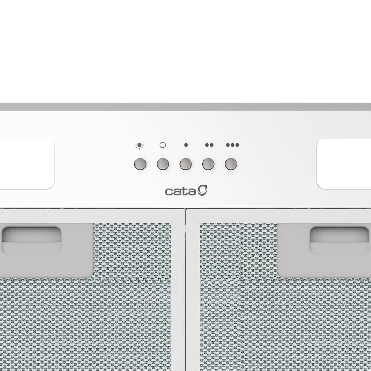 Cata GT PLUS 45 WH/M Campana Extractora Integrada con 3 Velocidades de Extracción.Panel de Control Mecánico. Motor BT2. Iluminación tira LED. Ancho de 60 cm. Acabado en Color Blanco — view 3