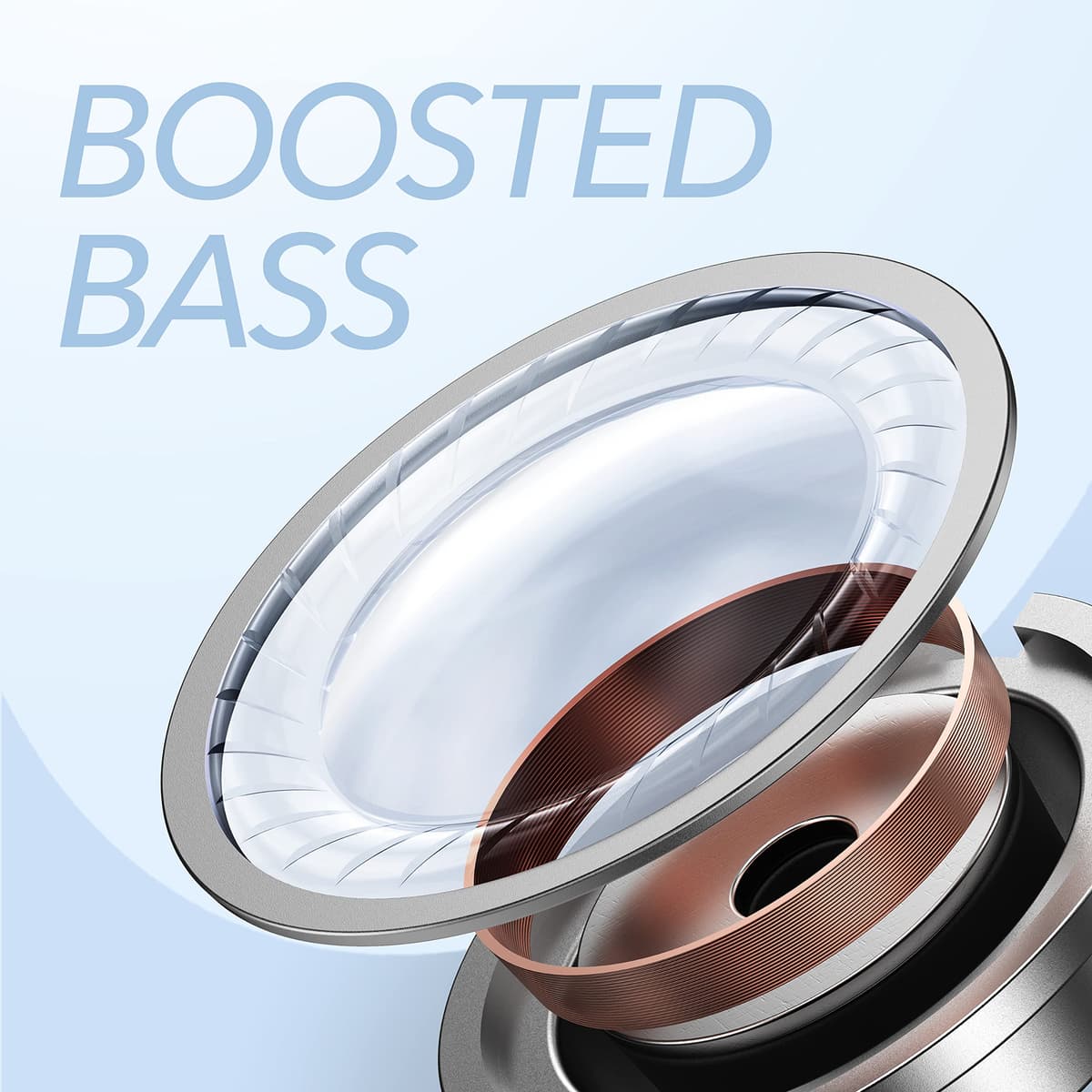 Soundcore by Anker Life P2 Mini True Wireless Earbuds, 10mm Drivers with Big Bass, Custom EQ, Bluetooth 5.2, 32H Playtime, USB-C for Fast Charging, Tiny Size for Commute, Work (Oat White) — view 2