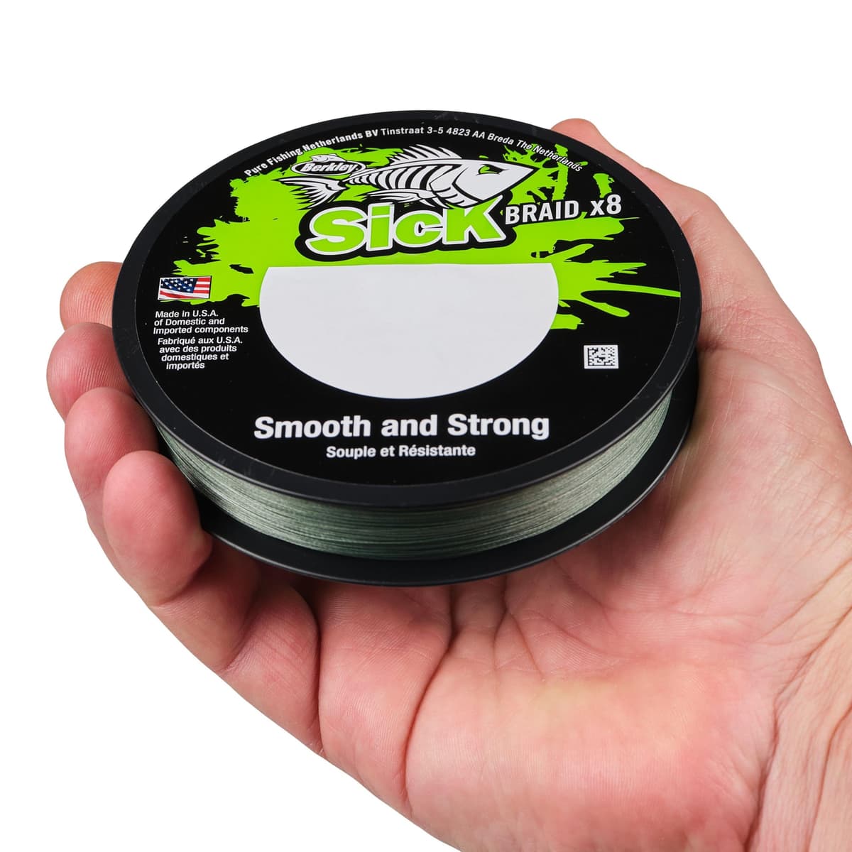 Berkley Sick Braid - Línea de pesca trenzada de 8 hebras, súper suave, 8 portadores, multifilamento, trenza de polietileno, líneas de pesca de depredador de 150/300 m para pesca en agua dulce y salada — view 5