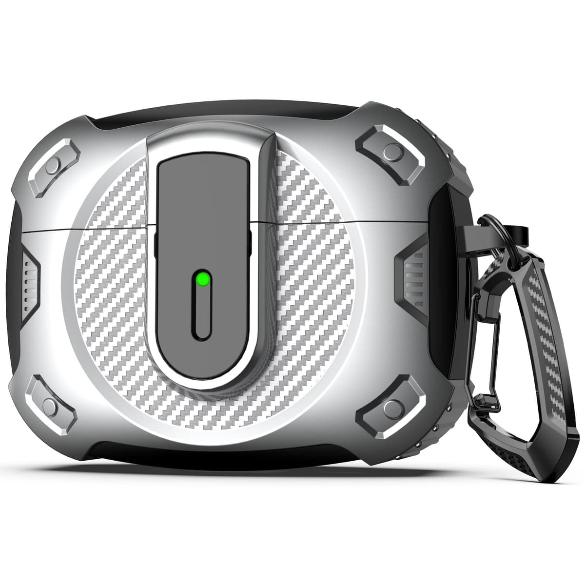 RFUNGUANGO Compatible con Airpods 4 Estuche (2024) con Kit de Limpieza, Clip de Bloqueo Seguro y Estuche de Protección a Prueba de Golpes para Airpods 4ta Generación Lanzamiento 2024,Cielo Estrellado — view 33
