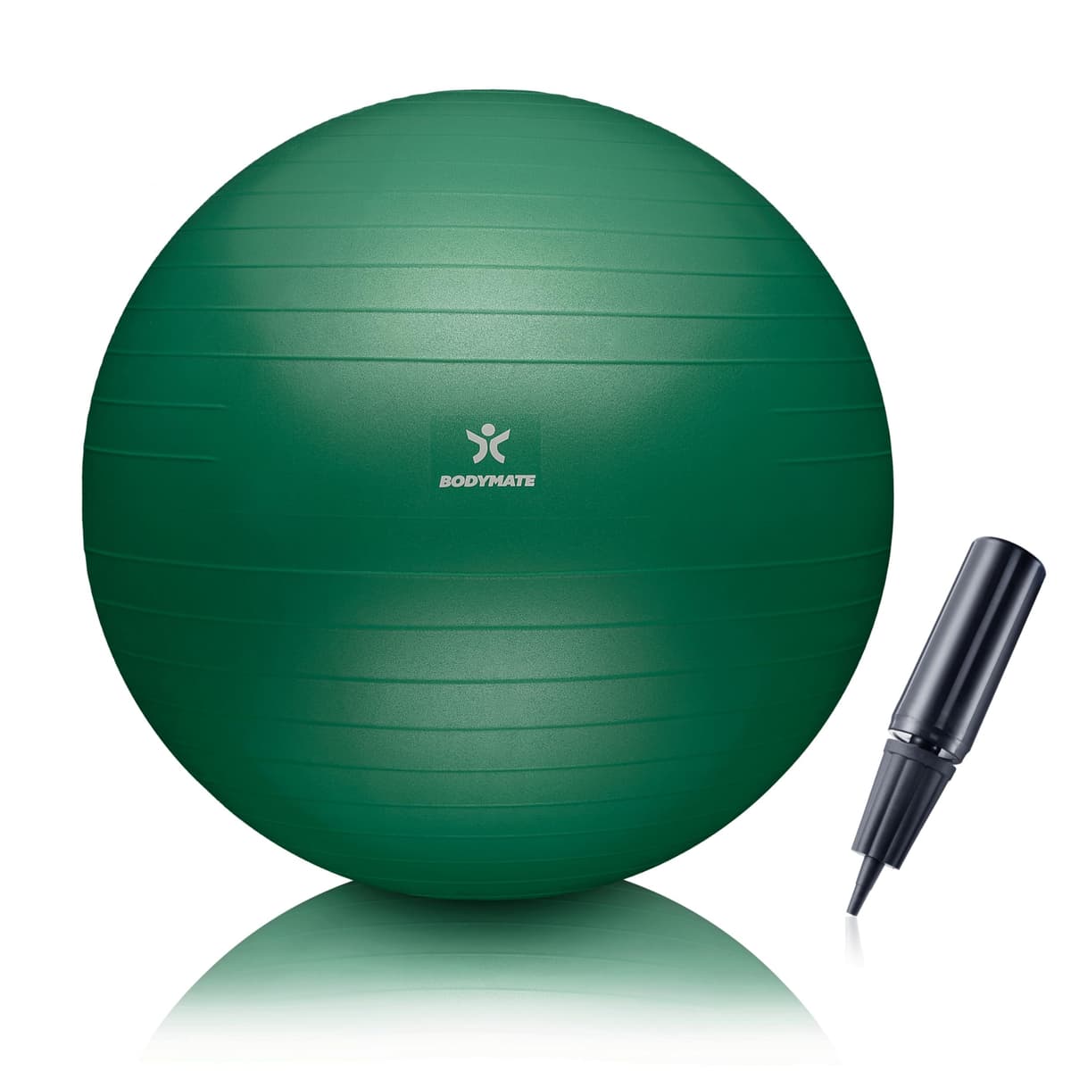 BODYMATE Pelota de Ejercicio para Fitnes con Sistema antirreventones | con bombín | Bola de Yoga Pilates y Ejercicio | Balón para Sentarse | Balon de Ejercicio para Fitness — view 12