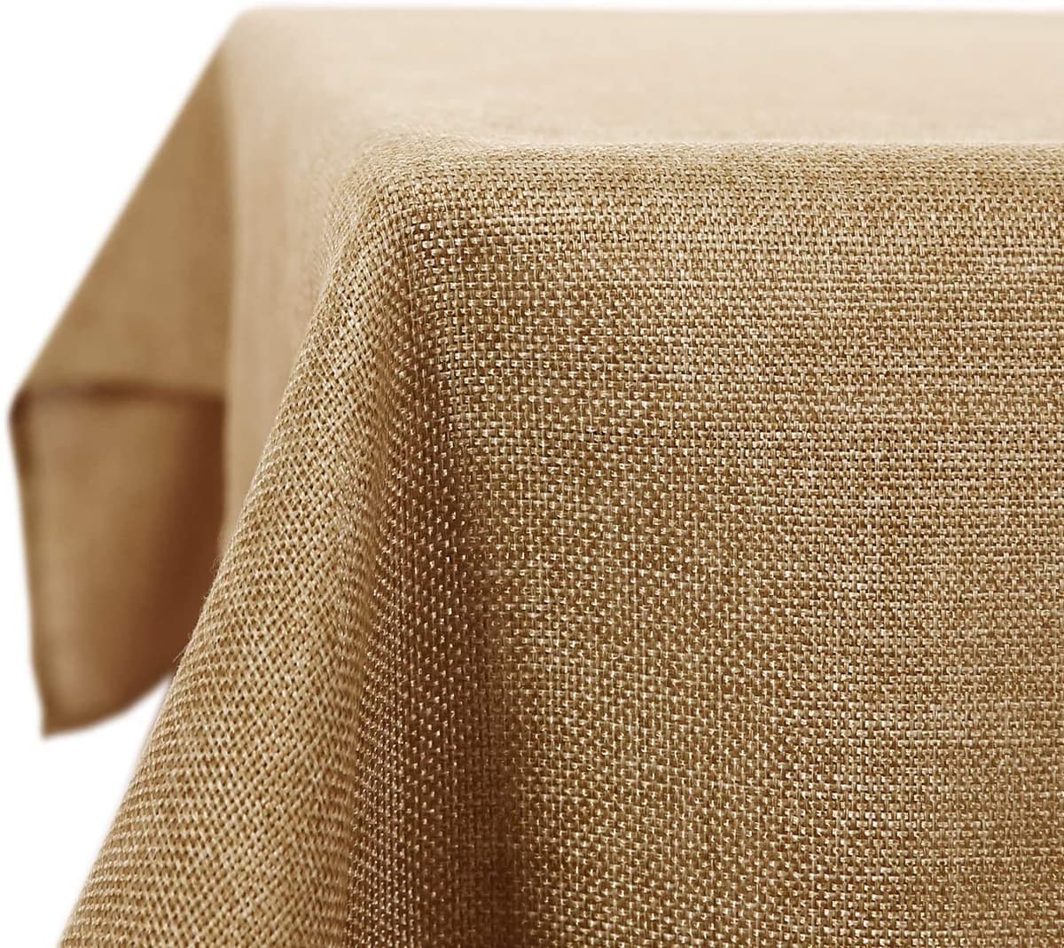Deconovo Mantel Mesa Rectangular para Comedor Cocina o Salón Efecto Lino 130 x 200 cm Color Lino — view 35