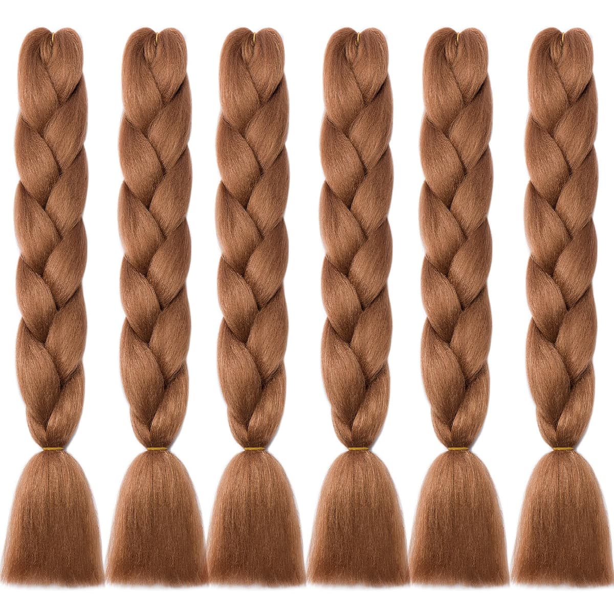 24" Braiding Hair Extension Jumbo Braids Synthetic 3bundles/pack Crochet Hair Afro Box Braid Heat Resistent (Dark Purple) — view 46