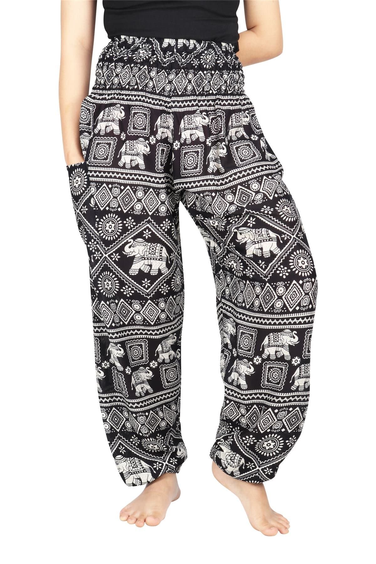 Lofbaz Harem Pants for Women Yoga Boho Hippie Clothing Womens Palazzo Bohemian Pajama Trousers Beach Indian Gypsy Genie Clothes — view 75