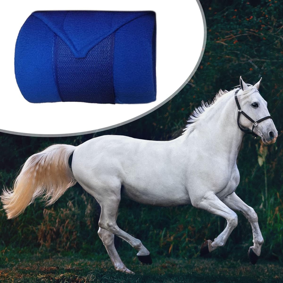 rockible Paquete de 4 Vendas de Vellón para Patas de Caballo, Ideales para Montar Y — view 5