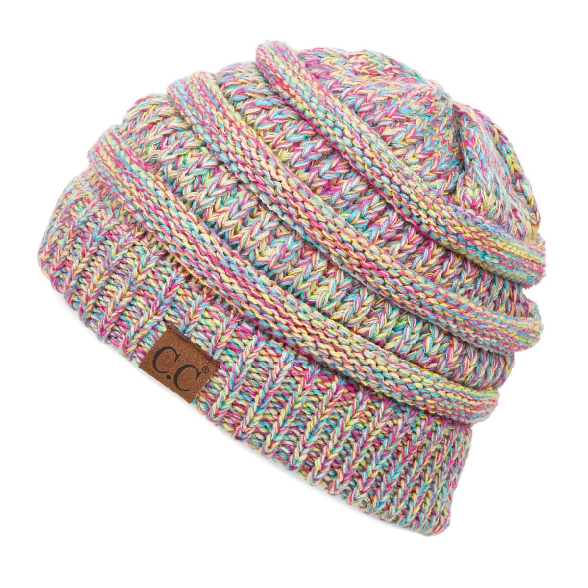 Warm Chunky Soft Stretch Cable Knit Beanie Skully — view 161