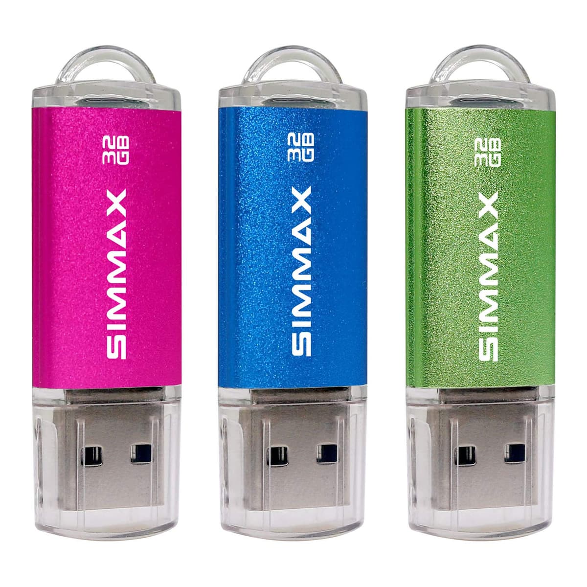 SIMMAX 32GB Memory Stick USB 2.0 Flash Drives Swivel Thumb Drive Pen Drive (32GB Purple) — view 7