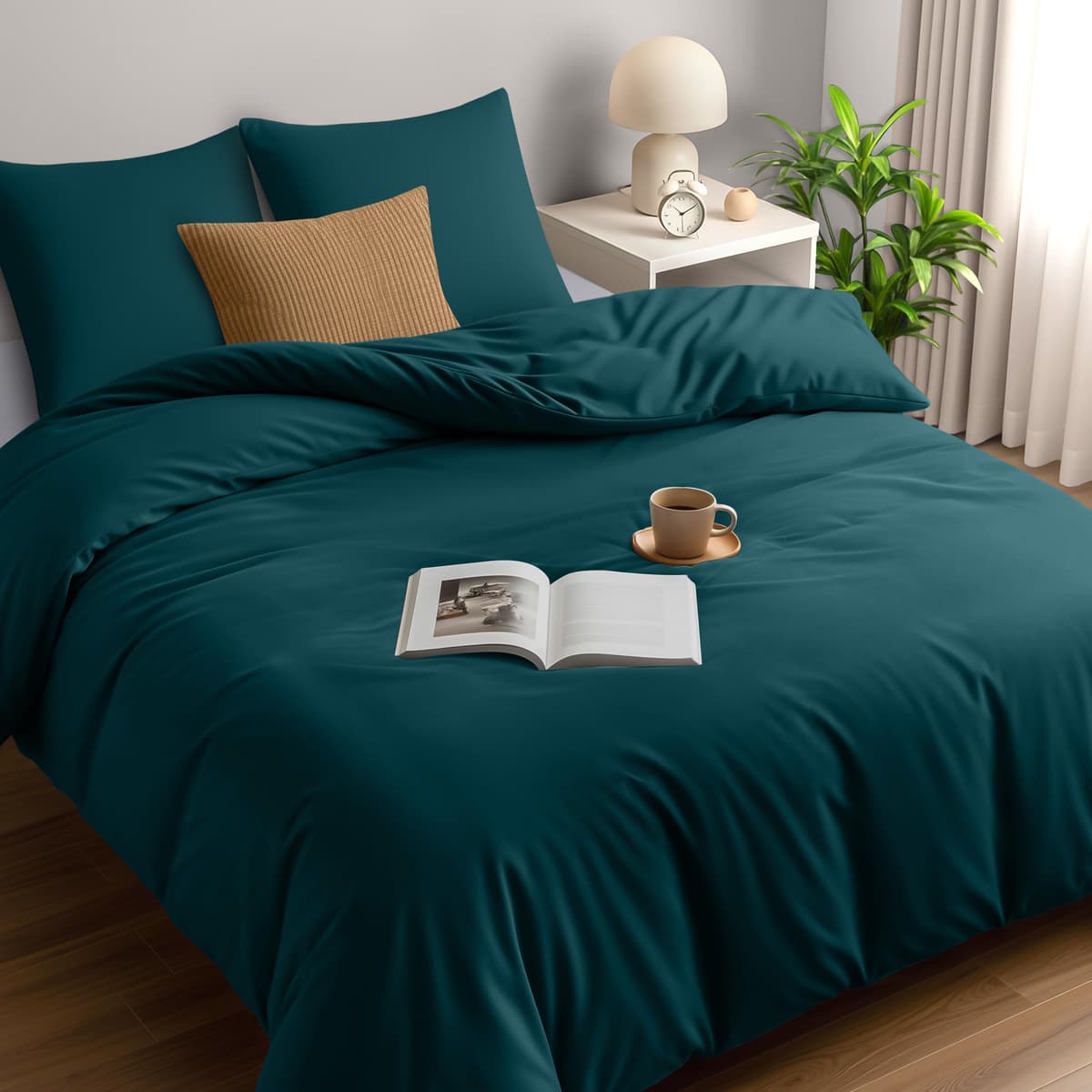 Utopia Bedding Duvet Cover Double - Soft Microfibre Polyester - Bedding Quilt Cover Set, with Pillow cases (Grey) — view 105