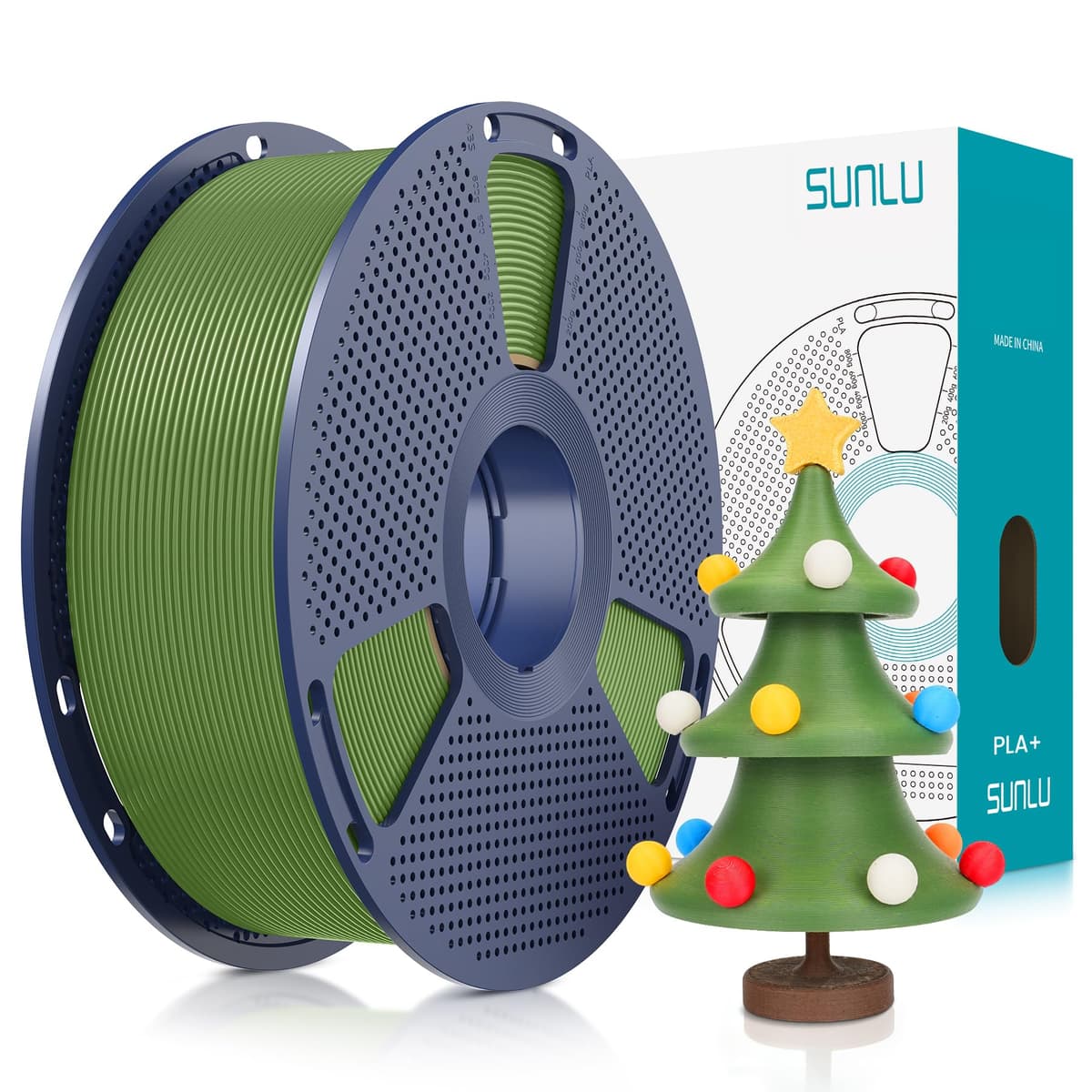 SUNLU Pack de 16 Colores Filamento PLA Plus, Filamento PLA+ Multicolor para Impresoras 3D 1.75mm, Embalado al Vacío Individualmente, 0.25kg/Bobina, Total 4kg, 16 Bobinas​ — view 17