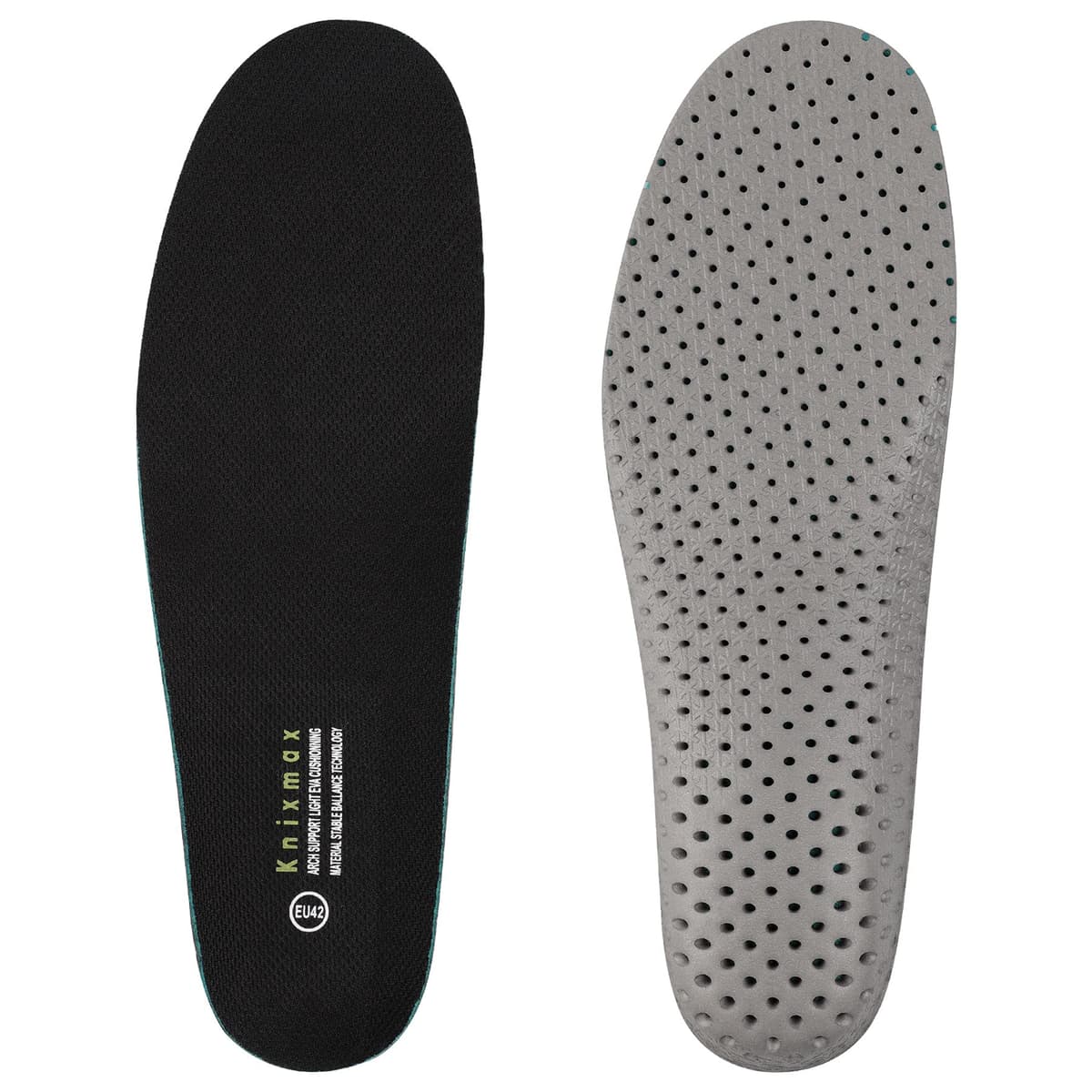 Knixmax Plantillas Deportivas para Hombre y Mujer,Plantillas de Soporte de Arco Transpirable,Cómodas y Amortiguación para Deportes,Correr,Caminar,Senderismo — view 3