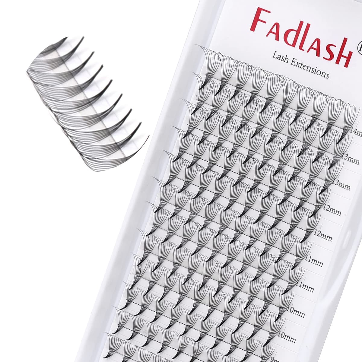 Russian Volume Lashes 16D 0.07 C Curl Mix Tray - Premade Fan Lashes (8-14mm) — view 31