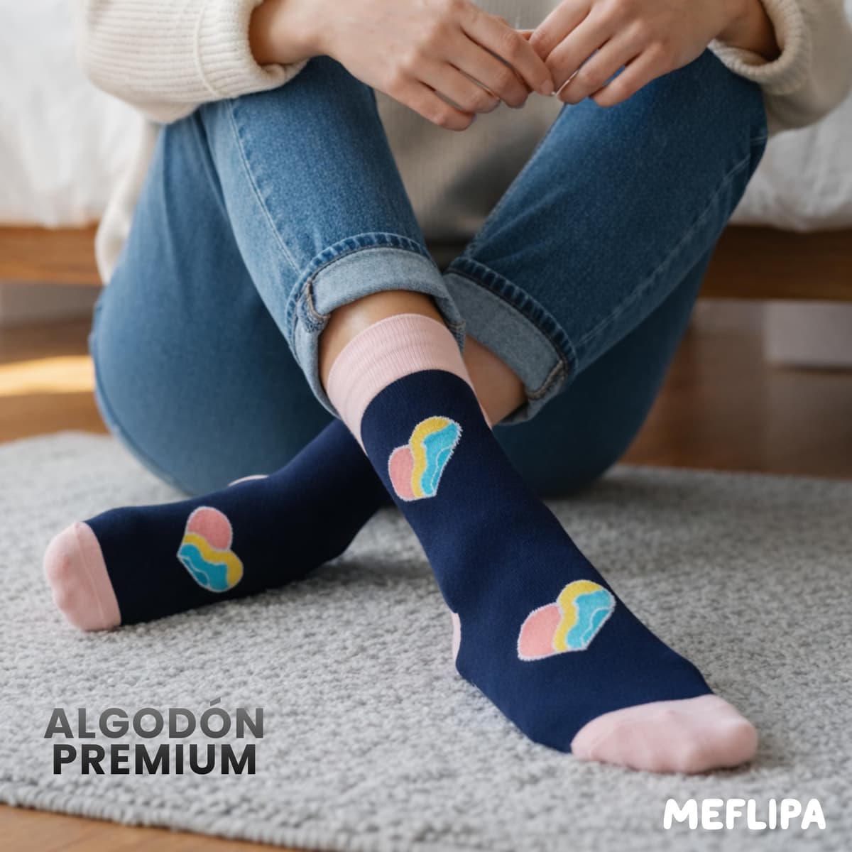 Regalos Originales para Mujer Amigas Calcetines Divertidos Ideas Regalo Cumpleaños Madre Amigo Invisible Original Personalizados Mama Abuela Amiga Novia Pareja Compañera Trabajo Profesora — view 3