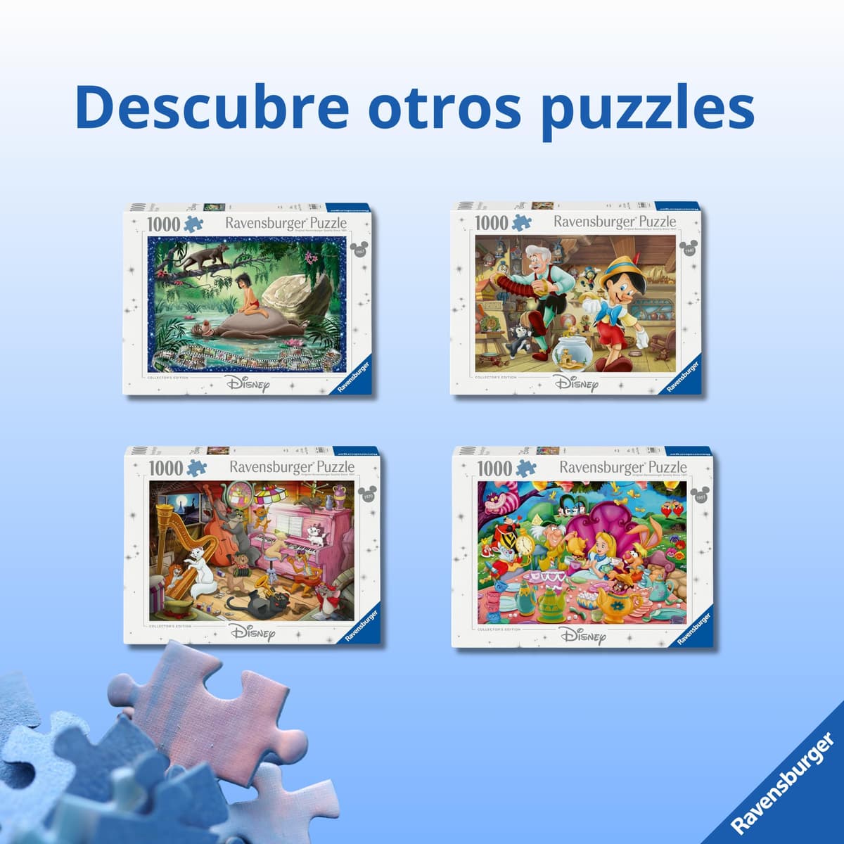 Ravensburger - Puzzle 1000 Piezas Disney Winnie The Pooh | Puzles 1000 Adultos y Niños | Puzzle Disney de Niños a Partir de 14 Años o Más | Puzzles para Adultos | 70x50cm | Edición Coleccionista — view 6
