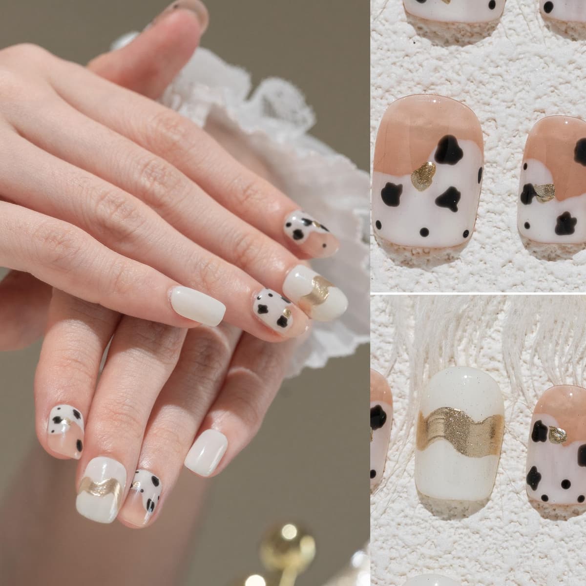 Sun&Beam Nails Handmade Press On Nail Long Coffin Ballerina Pink Flower Acrylic Fake Tip 3D Design Art Charms Cute with Storage Box 10 Pcs (S) — view 338