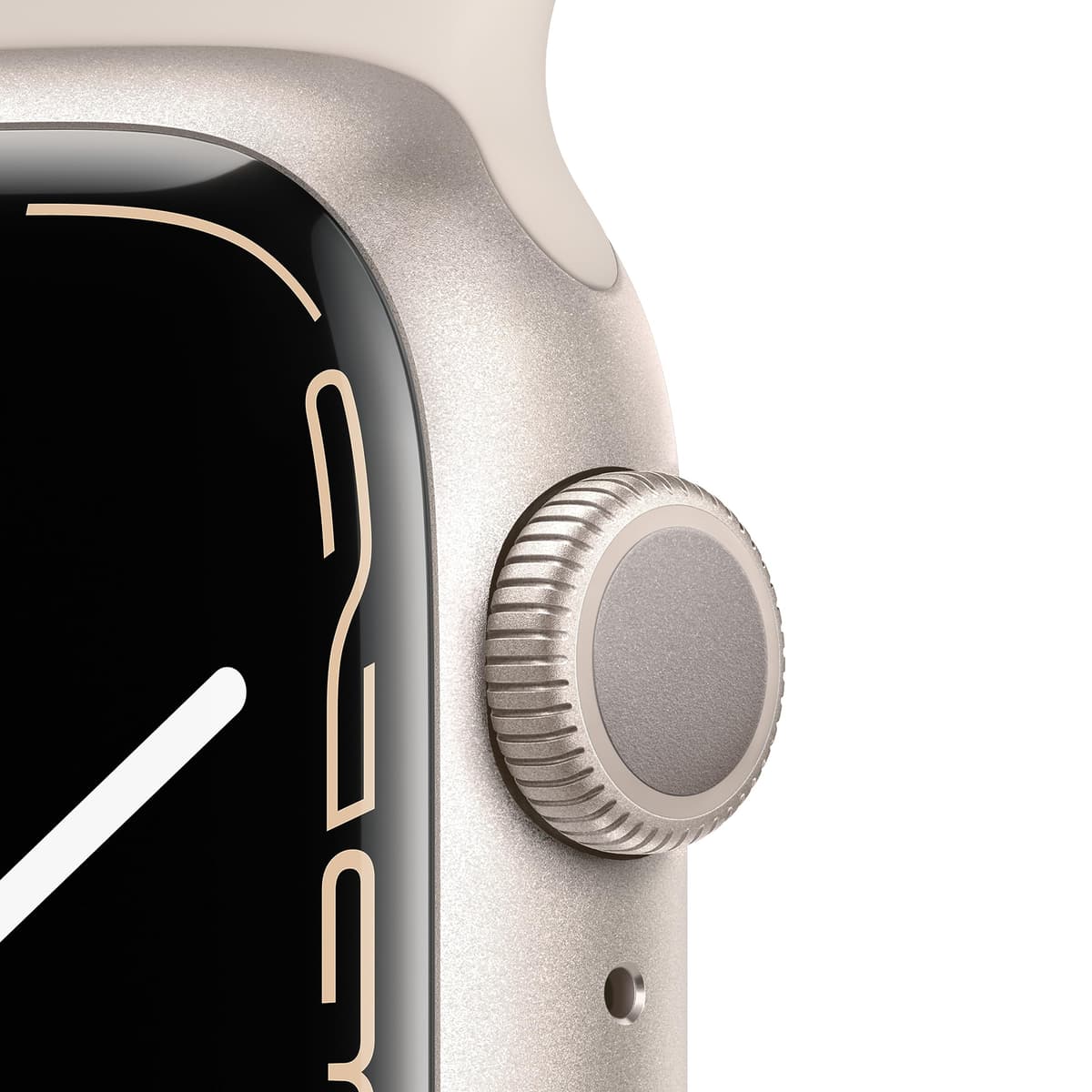 Apple Watch Series 7 (GPS, 41mm) Reloj Inteligente con Caja de Aluminio en Blanco Estrella - Correa Deportiva Blanco Estrella - Talla única. Monitor de entreno, Resistencia alagua — view 3