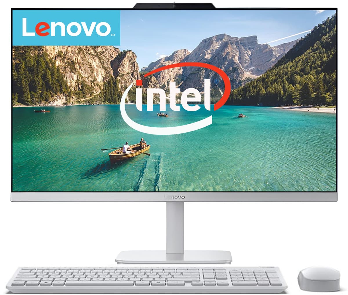 Lenovo All in One Desktop, Intel Ultra-Fast Quad-Core CPU| 24'' Full HD Display| 16GB RAM, 256GB PCIe SSD| Wi-Fi 6| Bluetooth| USB, Ethernet Port| Windows 11 | HDMI| Wireless KB & Mouse — view 8