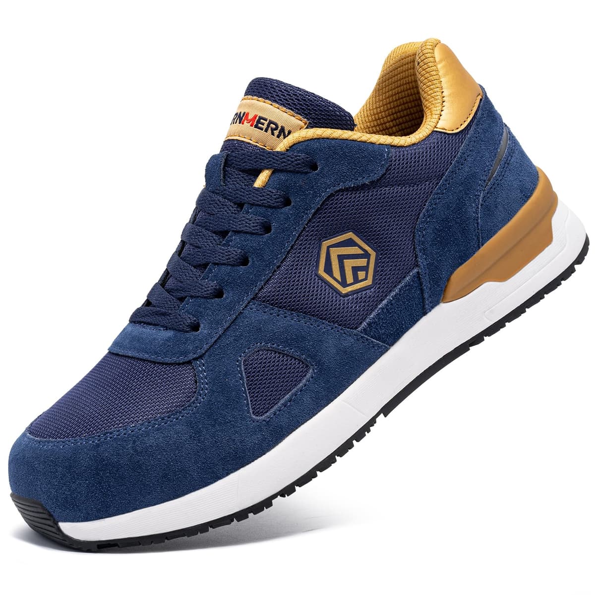LARNMERN PRO Zapatos de Seguridad Hombre Mujer S1 SRC Anti-Deslizante Zapatos de Trabajo Punta de Acero Zapatillas de Seguridad Ligero Transpirables Calzado de Seguridad