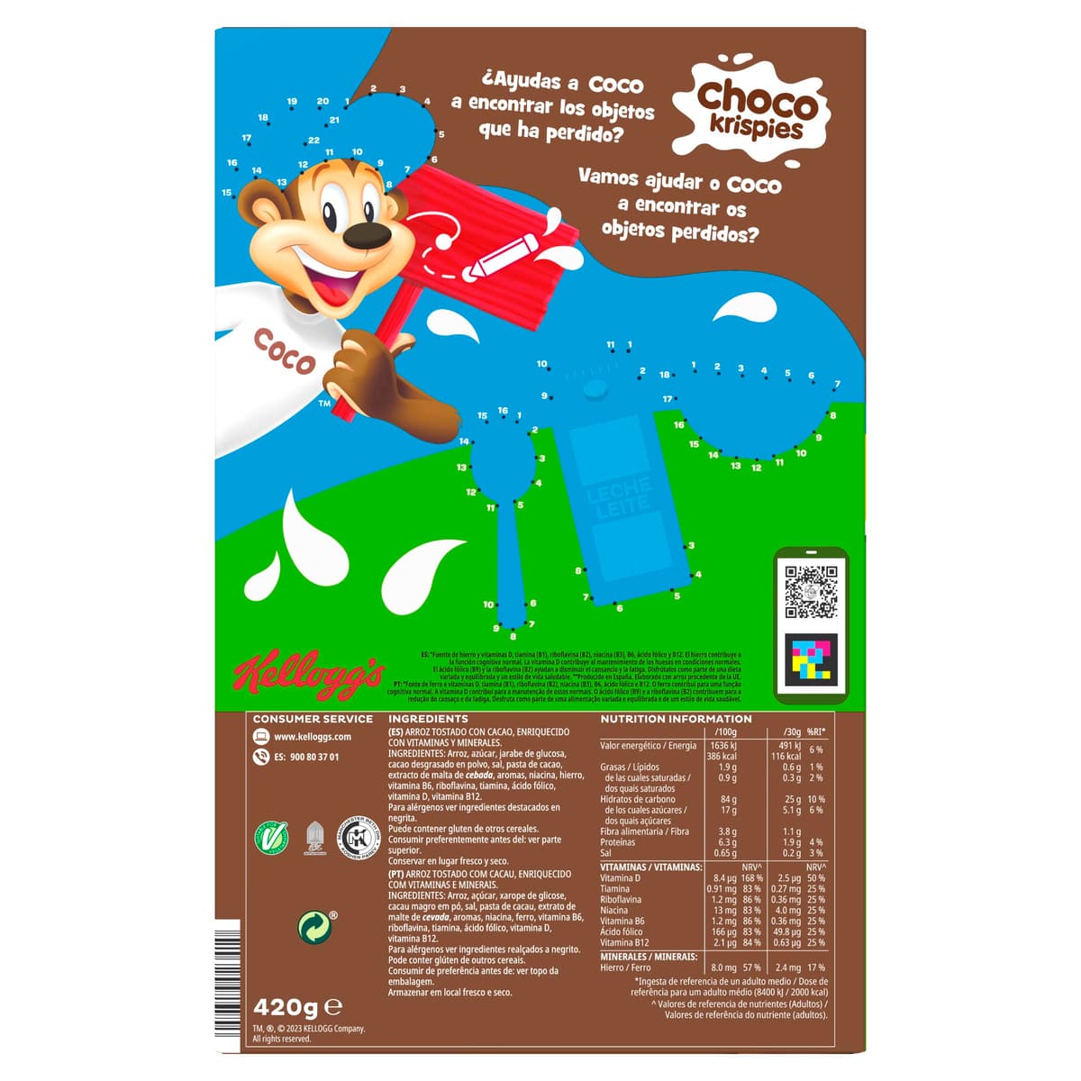 Kellogg's Choco Krispies Cereales 420gr — view 2