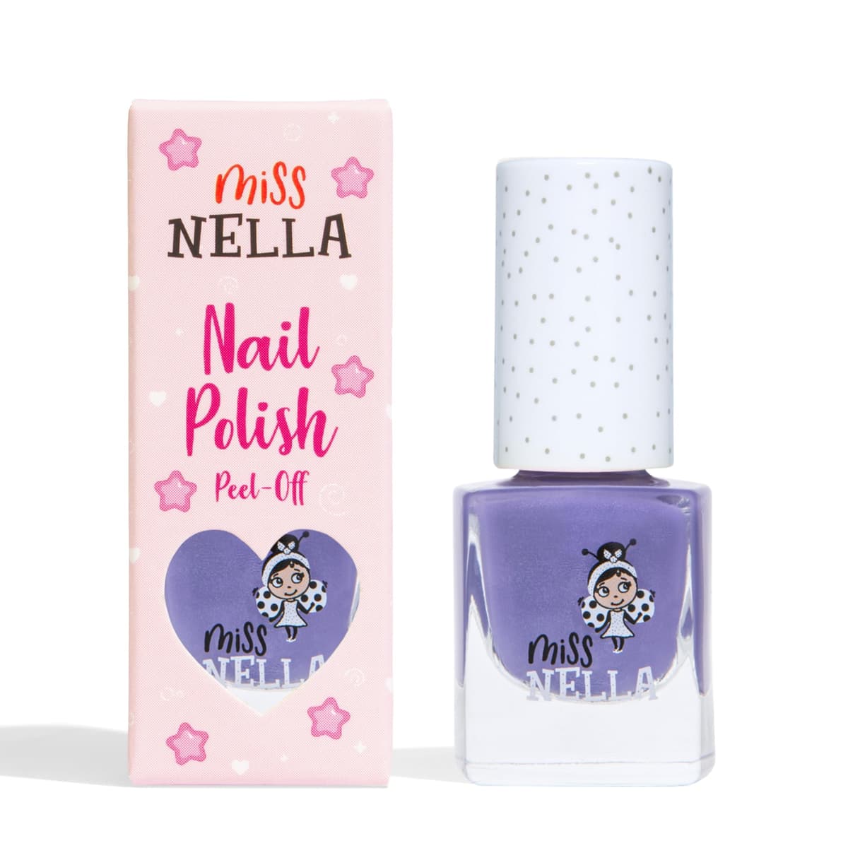 Miss Nella BLUEBERRY SMOOTHIE- Esmalte de uñas especial morada con brillantina para niños, con fórmula despegable, a base de agua y sin olor — view 27