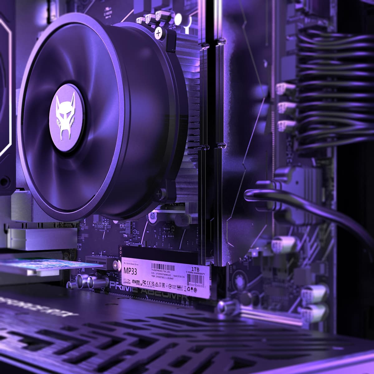 BEASTCOM Q5 Pro Gaming PC | AMD Ryzen 5 4500 6X 4,10GHz 12 Threads | GeForce RTX 3050 6GB | 16GB RAM | 1TB NVMe SSD | WiFi 5 — view 6