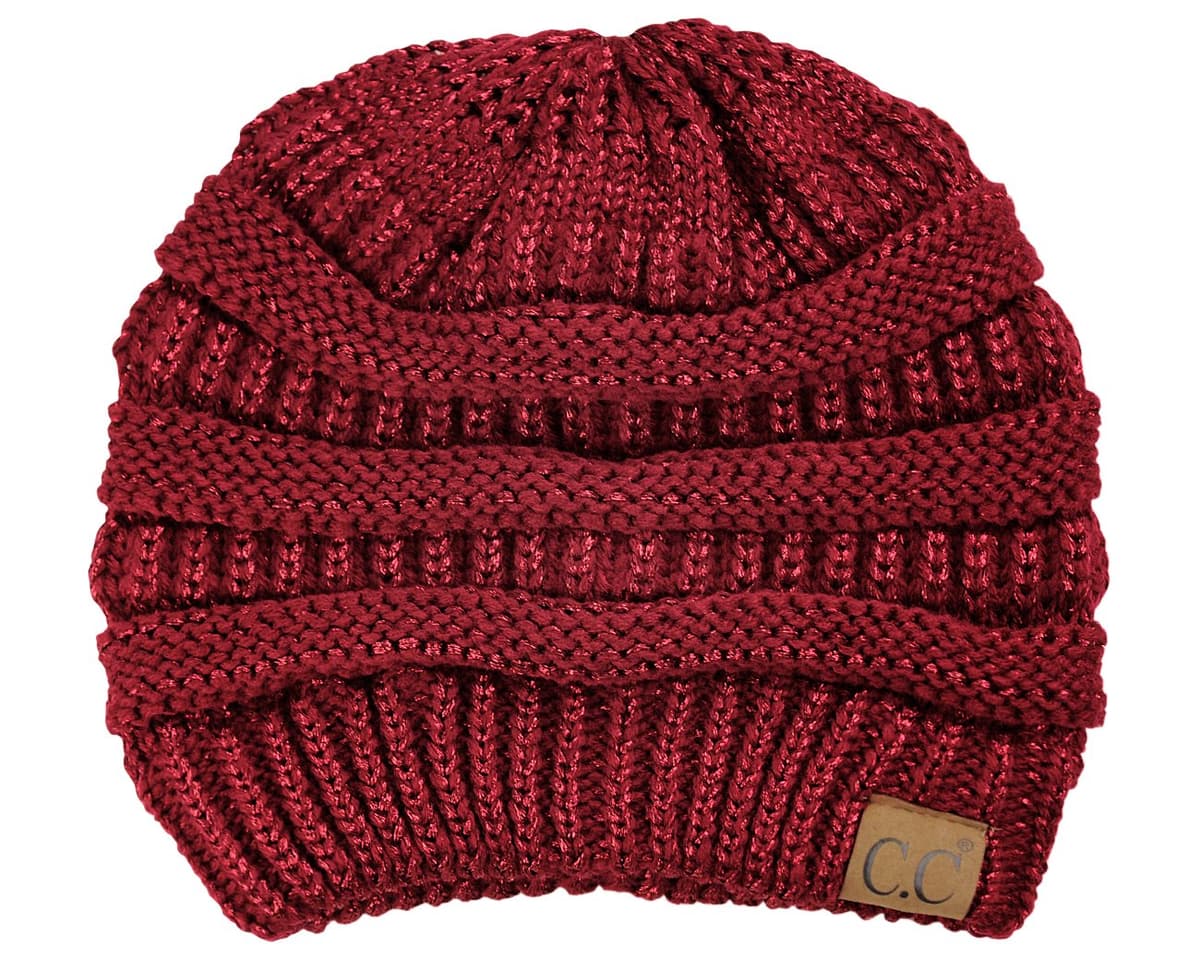Warm Chunky Soft Stretch Cable Knit Beanie Skully — view 10