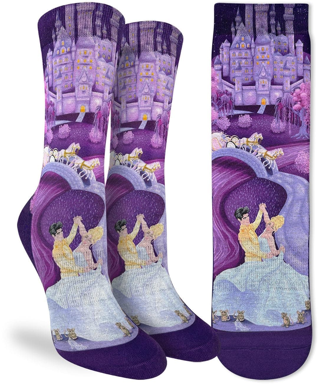 Good Luck Sock Women's Floral Dinosaurs Socks, Shoe Size 5-9 — view 275