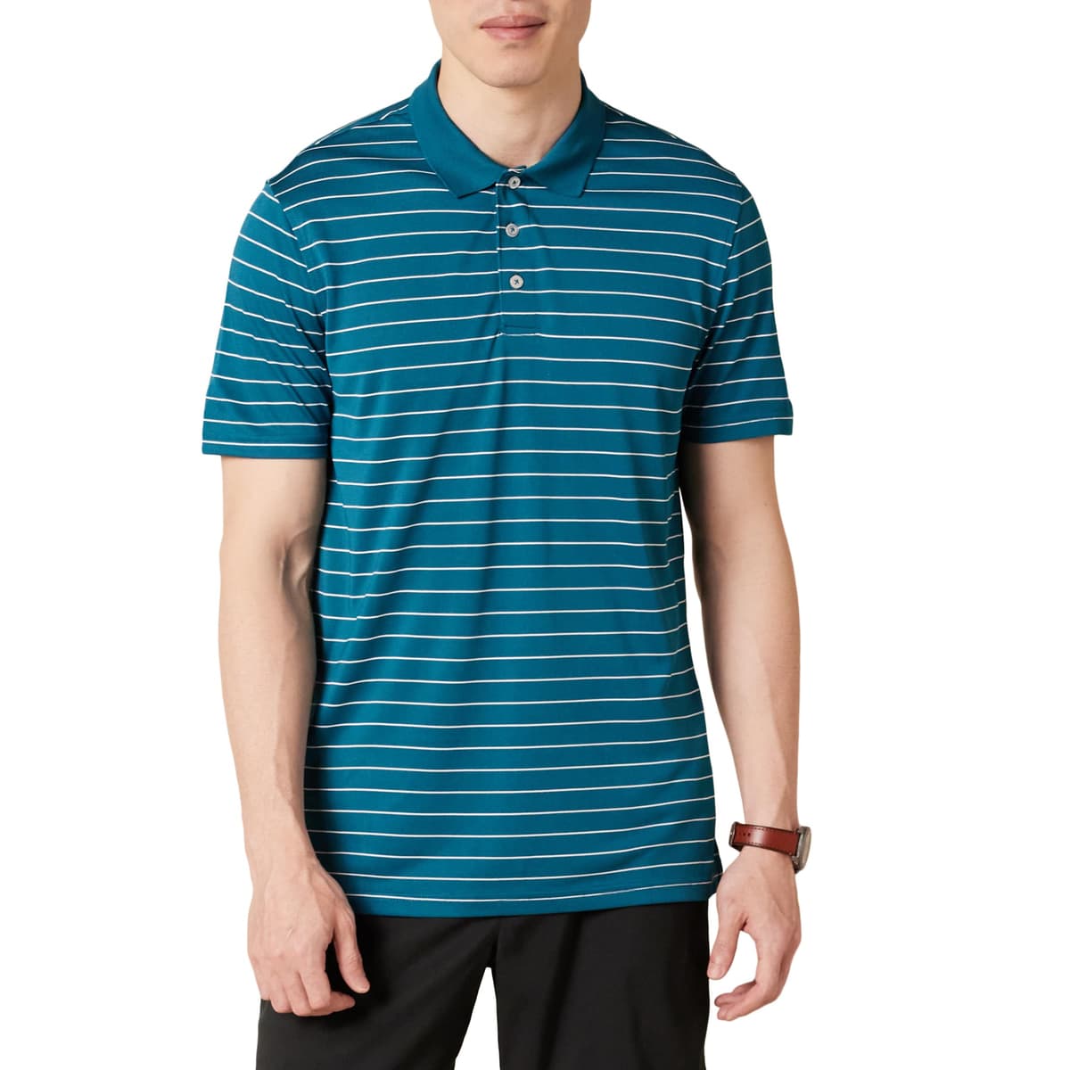 Amazon Essentials Hombre Polo de Golf, Manga Corta, Corte Ajustado, Secado Rápido