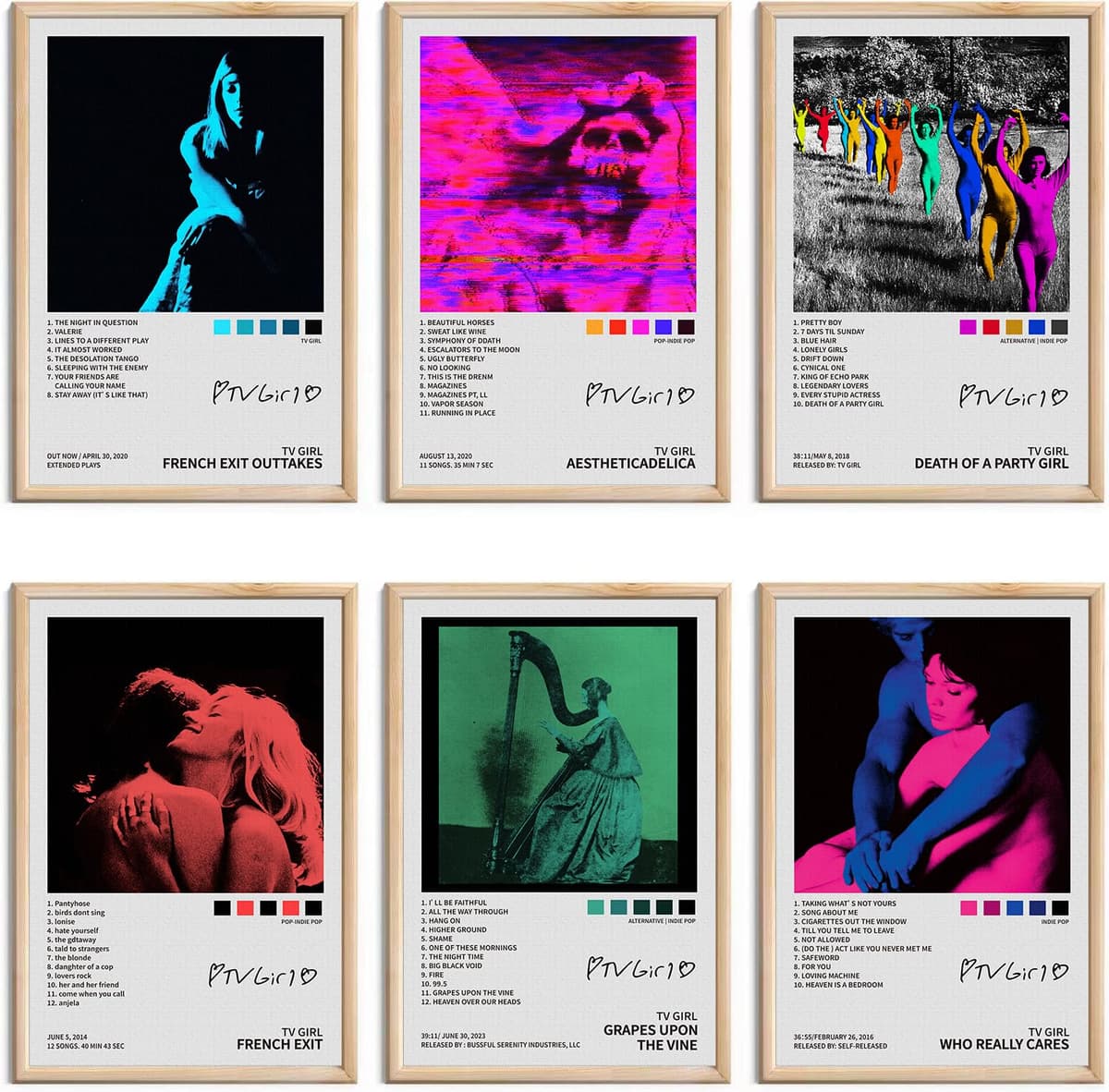 Drake Signed Limited Posters Music Album Cover Posters Room Aesthetic Canvas Wall Art Prints Set of 6 for Girl and Boy Teens Dorm Room Decor 8x12 inch Unframed — view 11