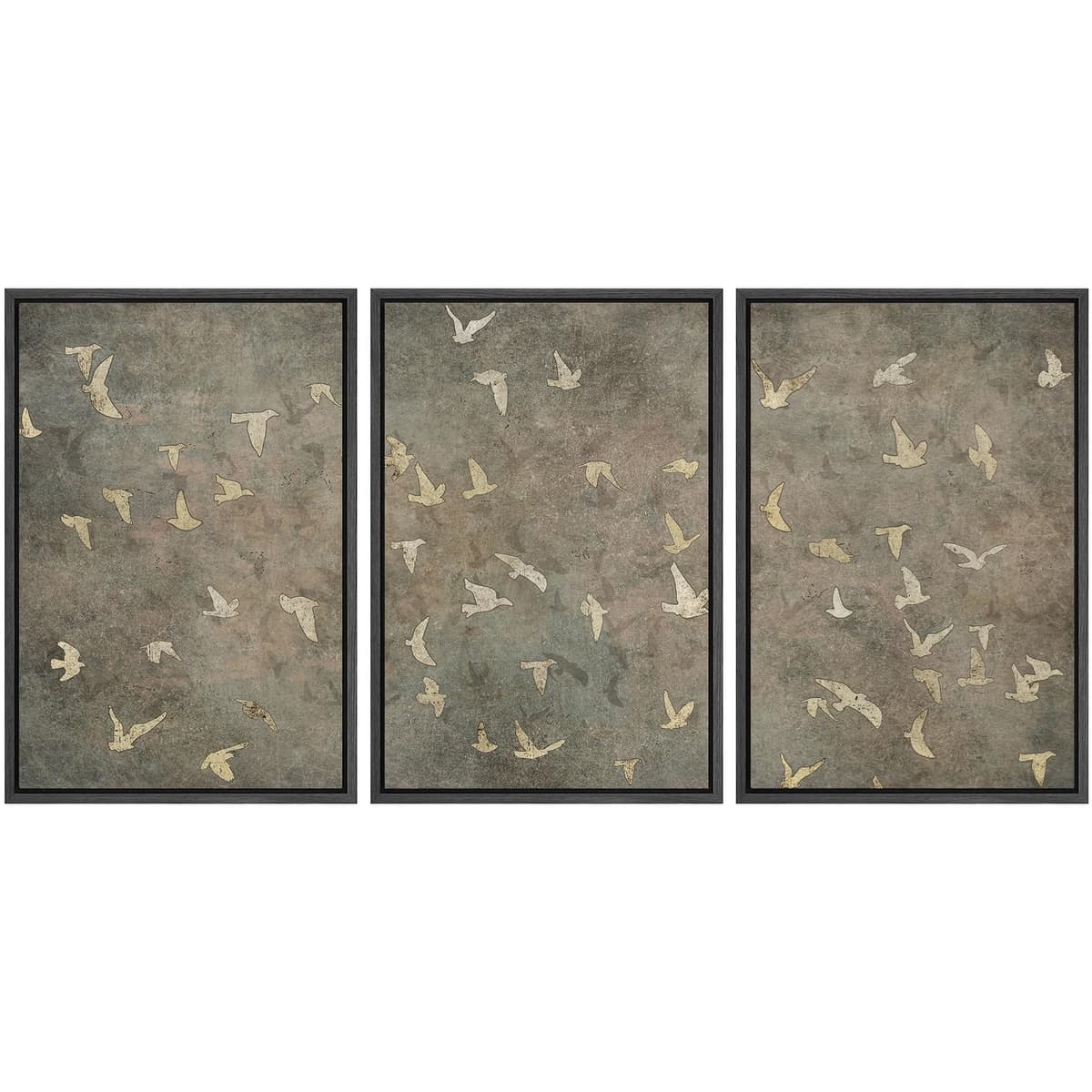 SIGNWIN Framed Canvas Print Wall Art Set Coastal Serenity Abstract Seaside Illustrations Modern Art Decorative Rustic Calm/Zen for Living Room, Bedroom, Office - 24"x36"x3 Natural — view 16