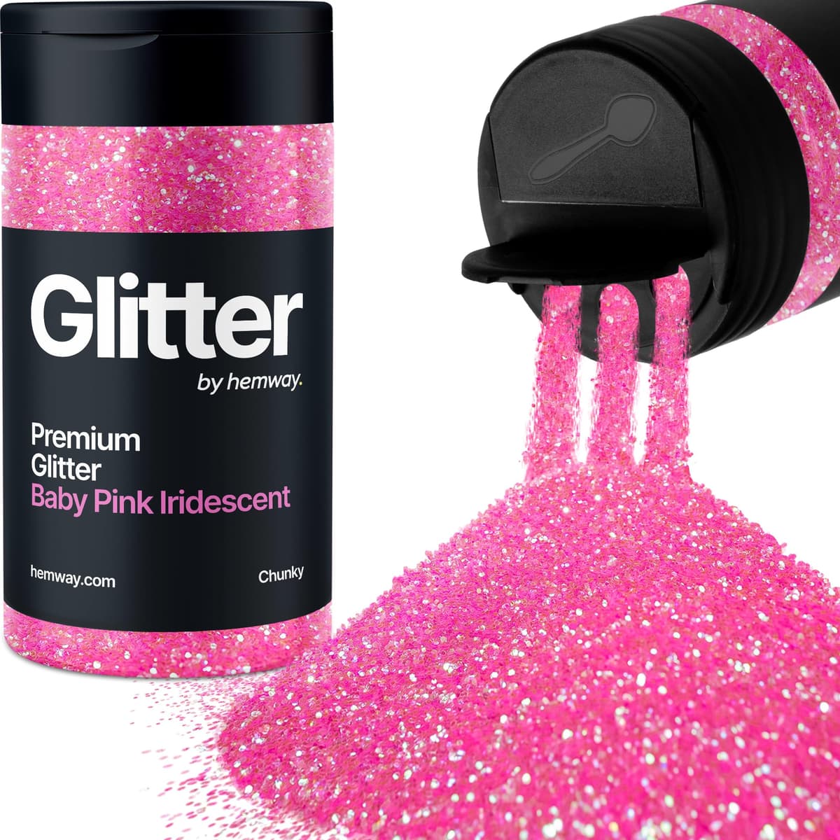 Light Rose Gold Glitter Shaker, 130g Ultrafine Glitter, Crafts 1/128" Metallic Flake Light Rose Gold Sequins, Resin & Epoxy Crafts, Decorating, Halloween, Christmas Nail, Face, Hemway — view 165