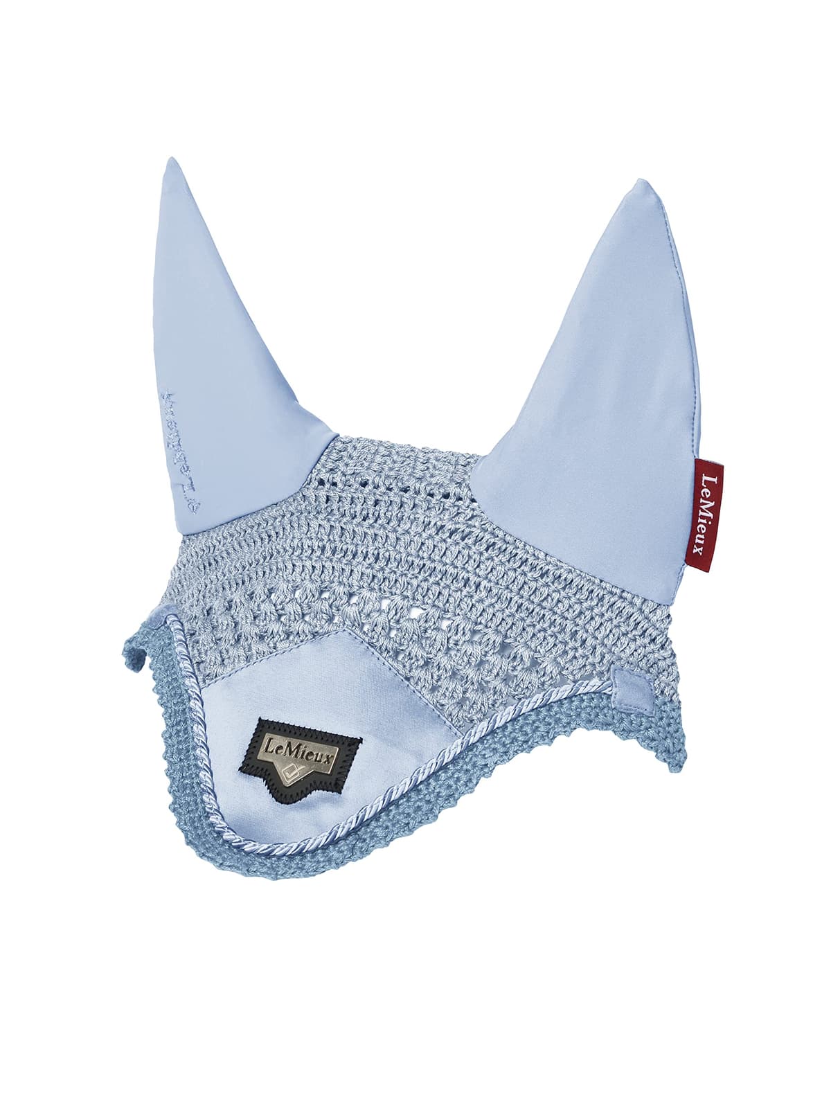 LeMieux Junior Loire Fly Hood with Soft Lycra Ears - Close Knit Crochet - Comfortable Fit Equestrian Mask - Sport Horse Wear — view 4