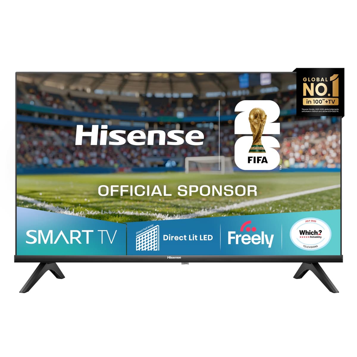 Hisense 32 Inch 32E4QTUK HD LED TV 2025 - Direct Lit LED, Dolby Audio, Natural Colour Enhancer, Games and Sports with Freely, Disney+, YouTube, Netflix — view 20