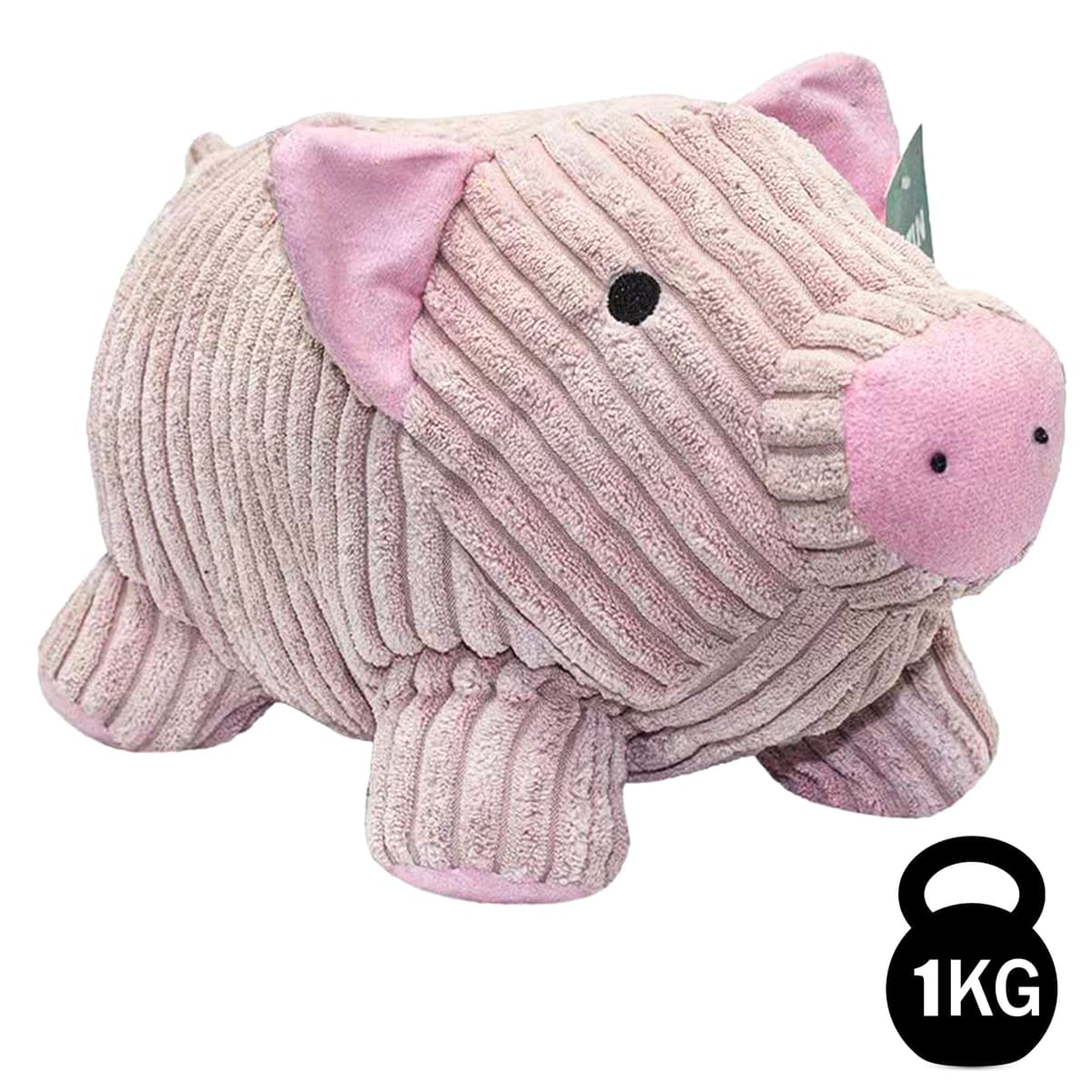 Tope para Puertas Suelo con diseño Animal de Cerdito Feliz como elemento decorativo para la casa. (1 KG, 18x16x30) — view 3
