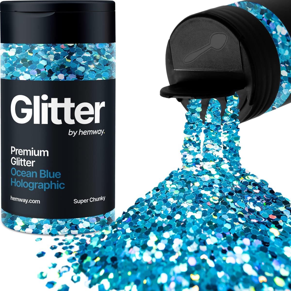 Light Rose Gold Glitter Shaker, 130g Ultrafine Glitter, Crafts 1/128" Metallic Flake Light Rose Gold Sequins, Resin & Epoxy Crafts, Decorating, Halloween, Christmas Nail, Face, Hemway — view 295