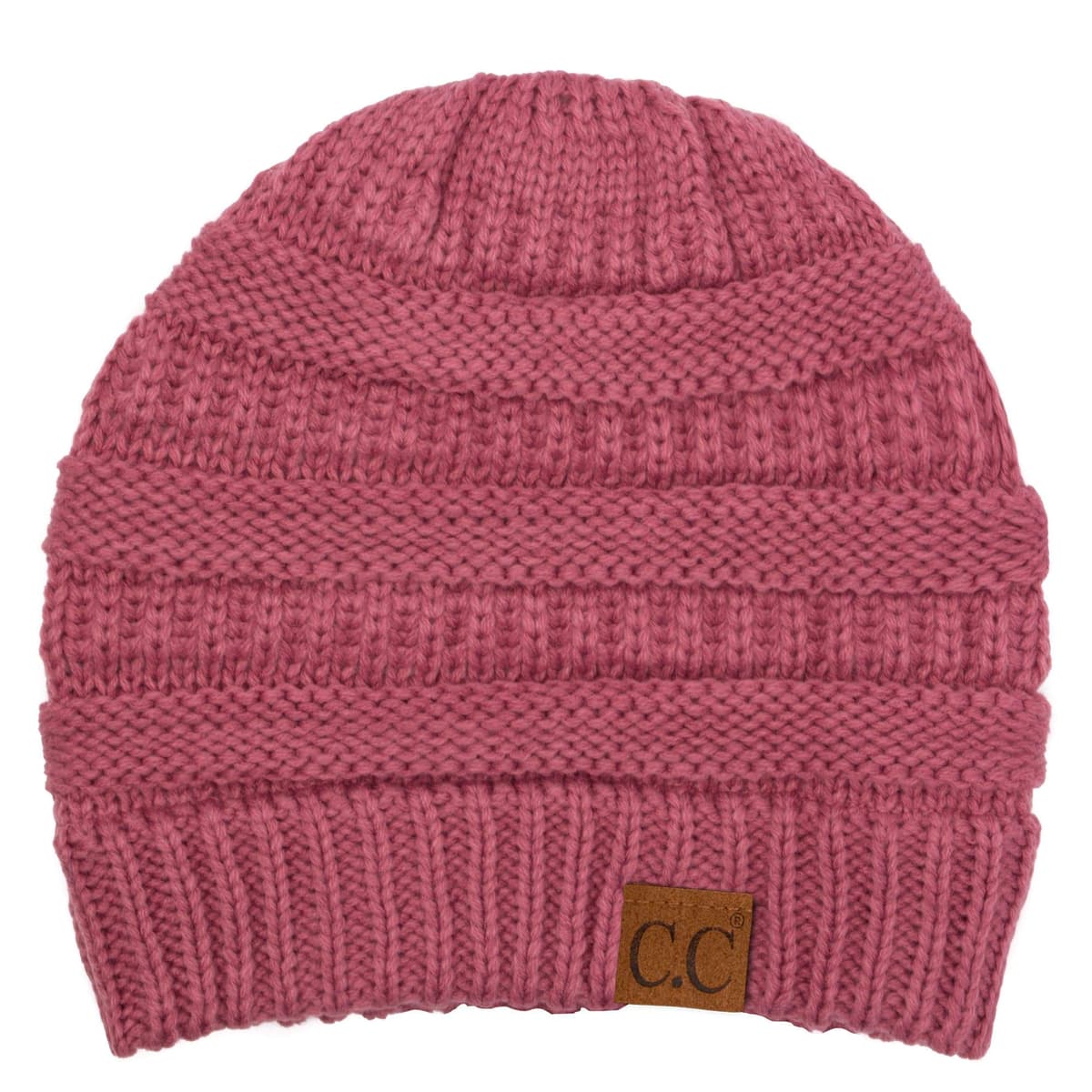 Warm Chunky Soft Stretch Cable Knit Beanie Skully — view 48