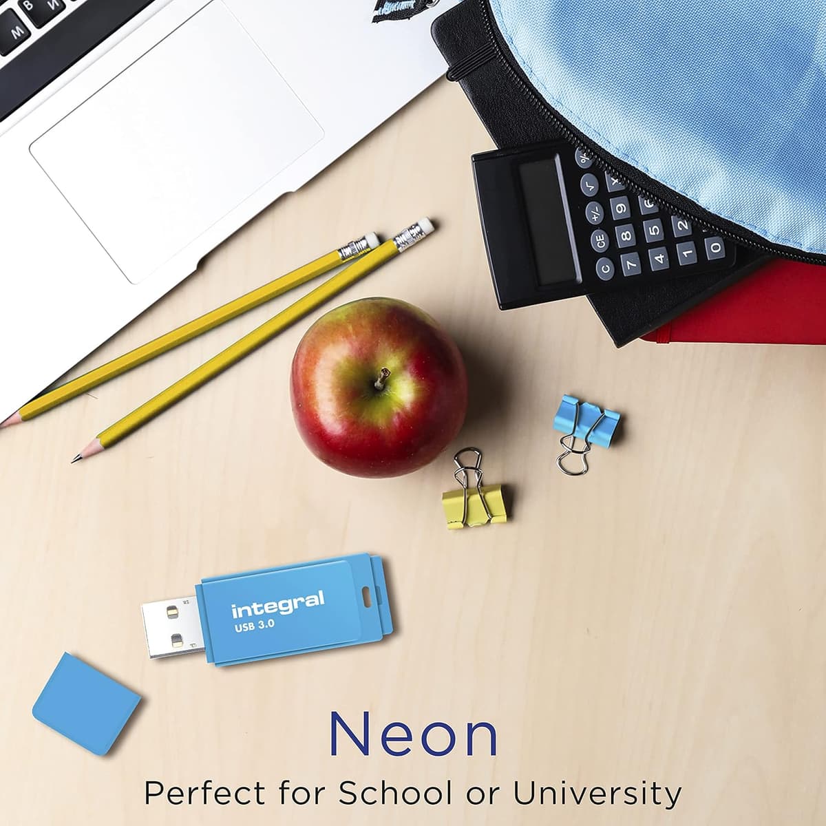 Integral 128GB Neon Blue USB 3.0 Gen 1 Flash Drive USB3.0 128GB Blue — view 5