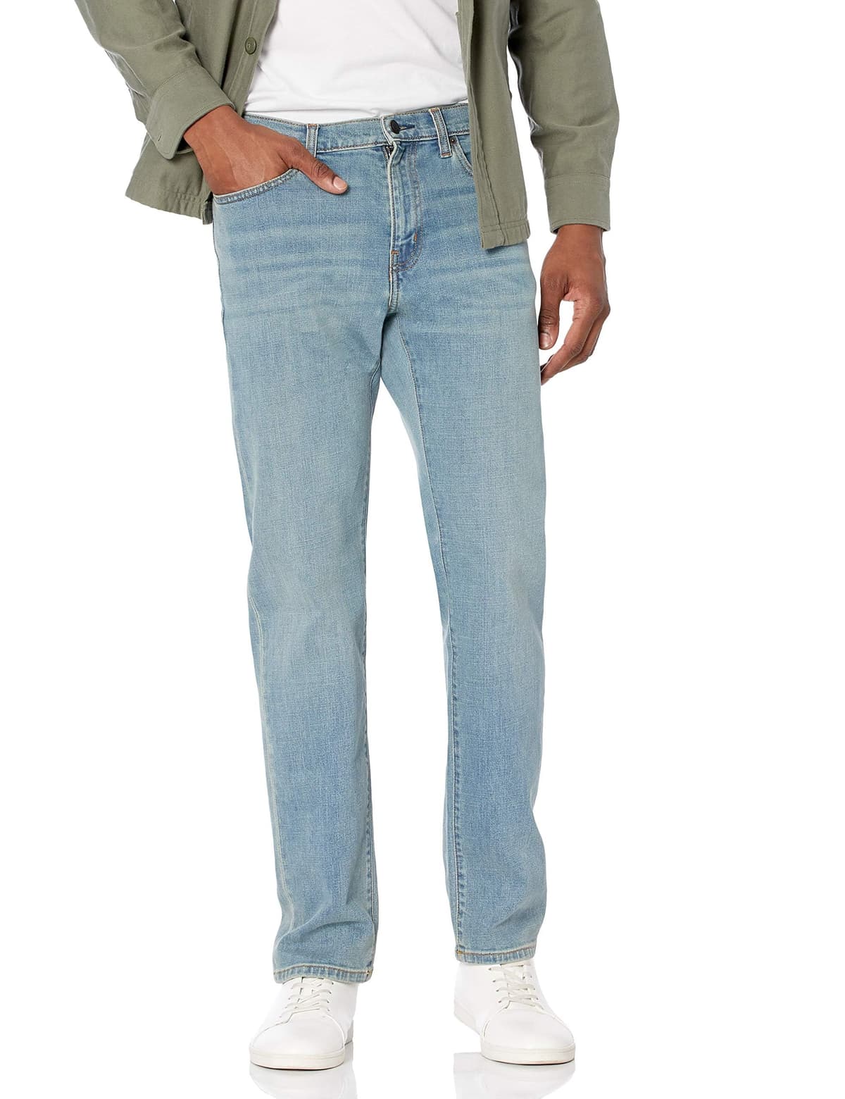 Amazon Essentials Men's Straight-Fit Stretch Jean - Discontinued Colours