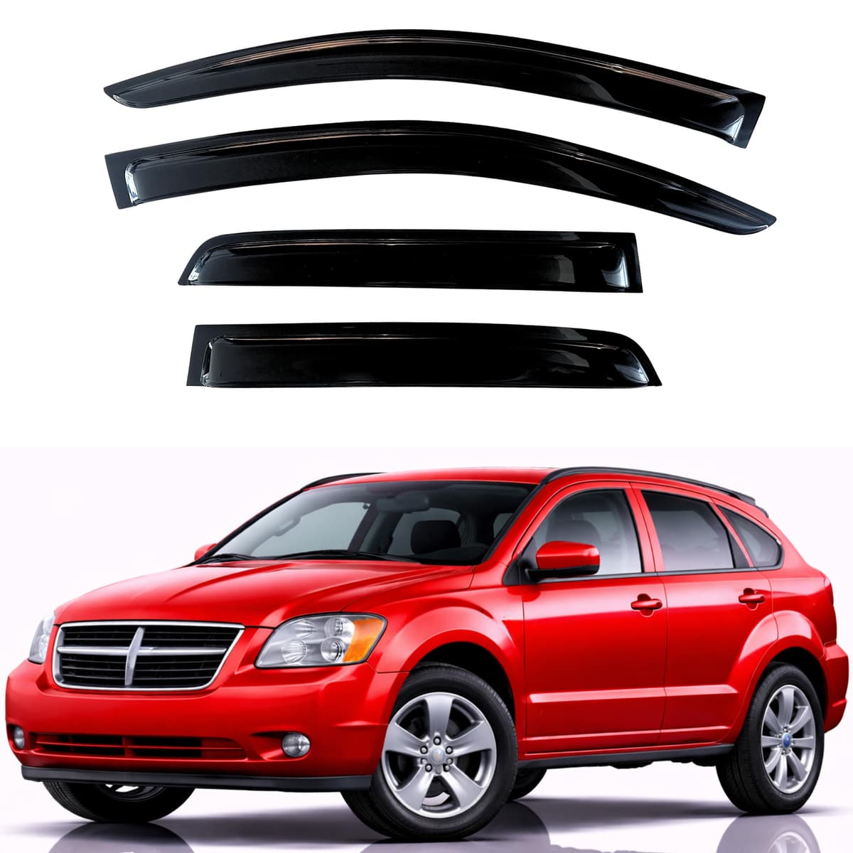KPY Rain Guards Fit for 2006-2013 Lexus IS250 IS350, Out-Channel Window Visors Vent Wind Deflectors 4PC, Car Accessories for 06-13 Lexus is Series — view 275