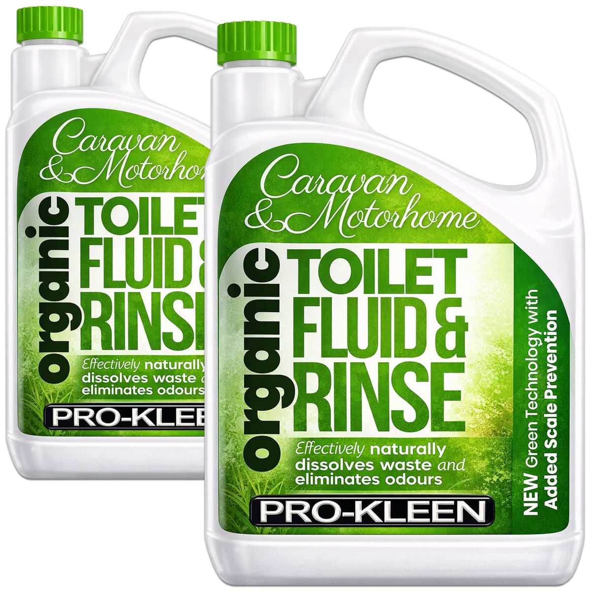 Pro-Kleen Organic Caravan Toilet Chemical Fluid Rinse Green Solution Cleaner 2L for Caravan and Motorhomes - Eco-Friendly, Formaldehyde Free - 2 Litres — view 7