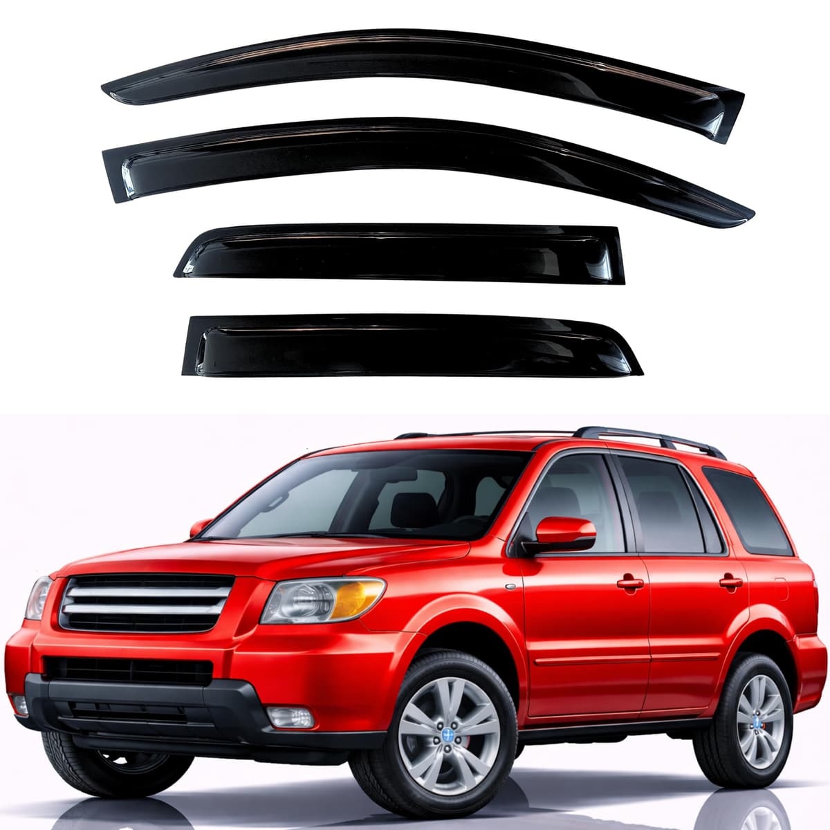 KPY Rain Guards Fit for 2006-2013 Lexus IS250 IS350, Out-Channel Window Visors Vent Wind Deflectors 4PC, Car Accessories for 06-13 Lexus is Series — view 309