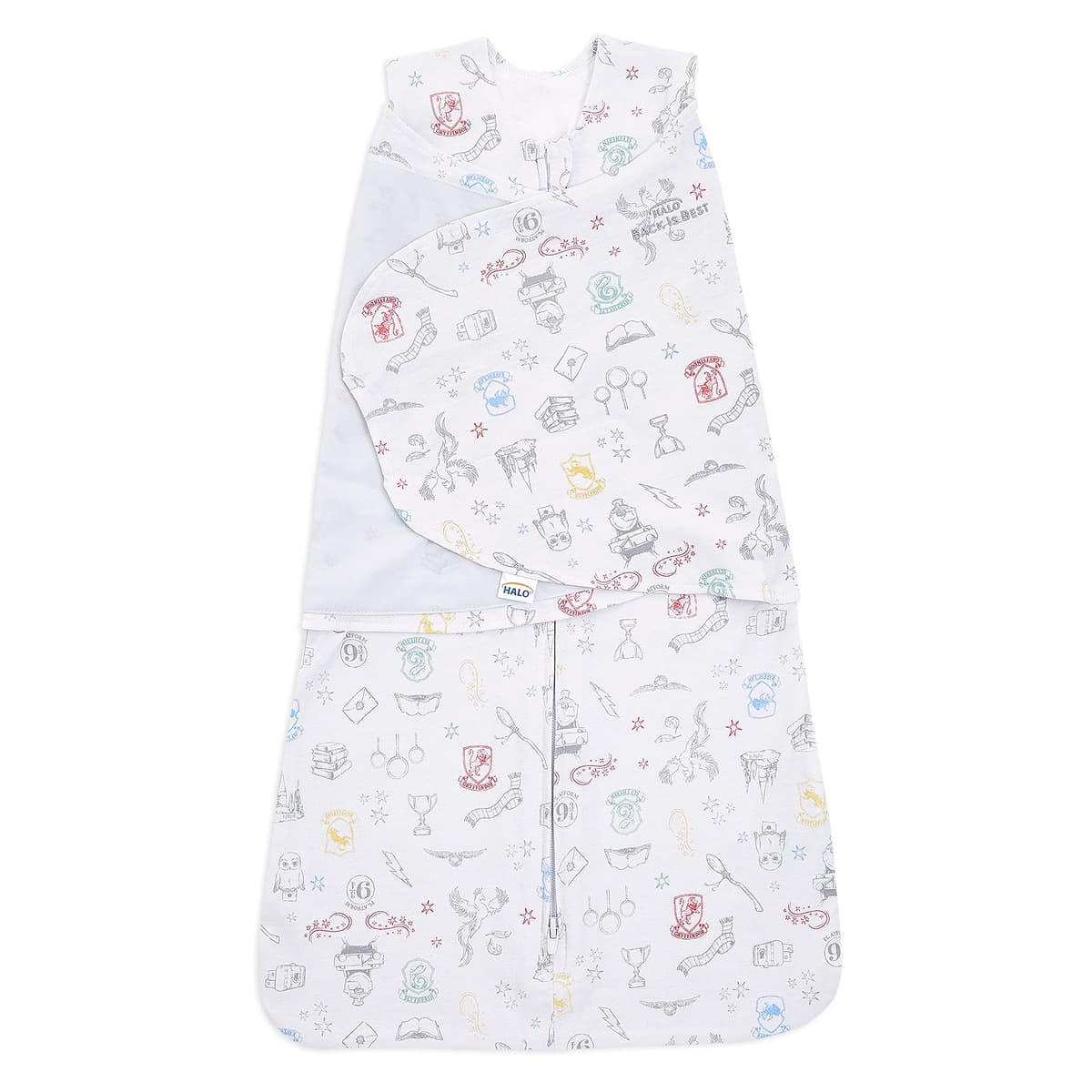 HALO 100% Cotton Sleepsack Swaddle, 3-Way Adjustable Wearable Blanket, TOG 1.5, Jungle, Small (Pack of 1) — view 20