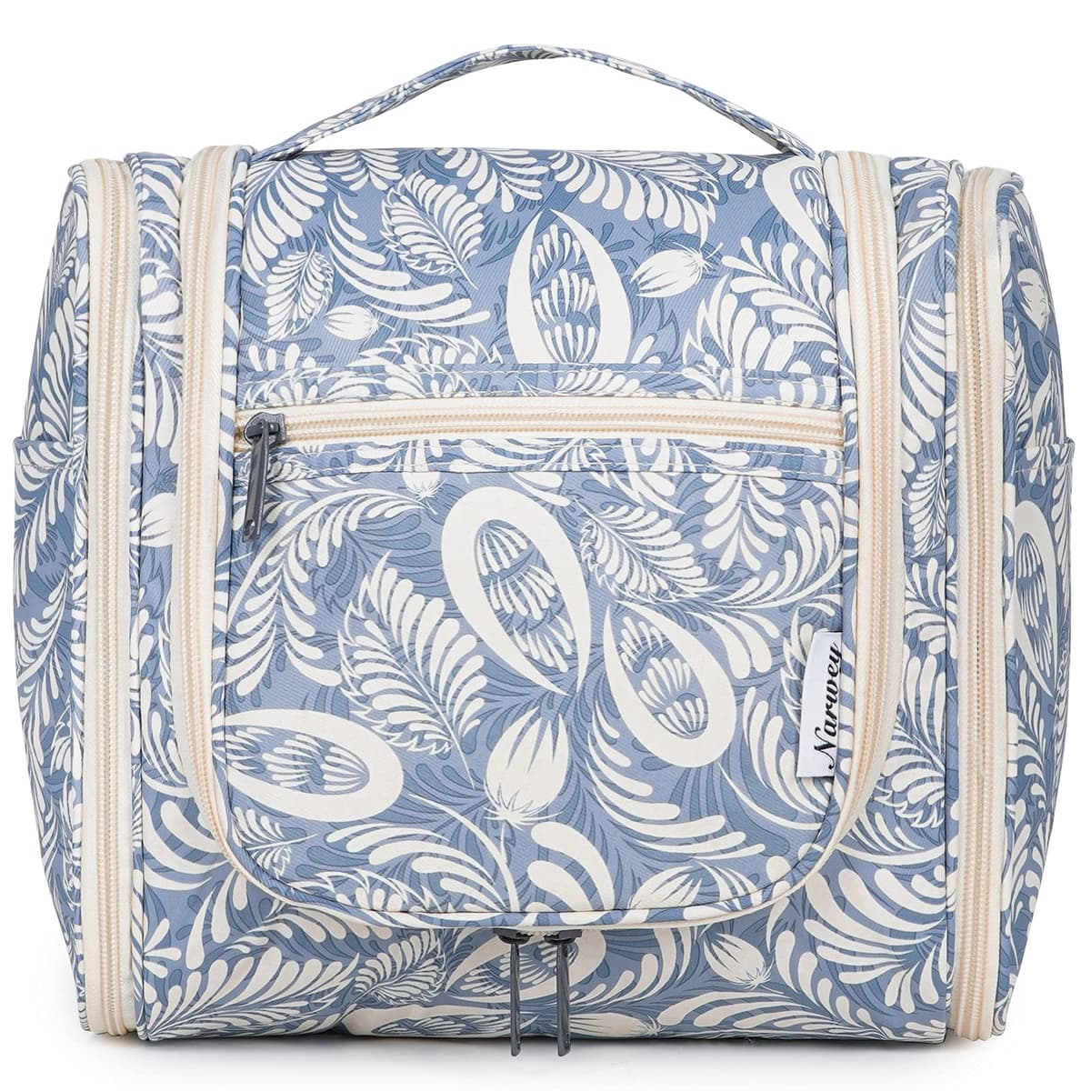 Narwey Neceser Mujer Bolsa de Aseo Colgante, Organizador de Maquillaje Neceser Viaje para Hombre y Mujer Accesorios de Viaje (Negro(Grande)) — view 19