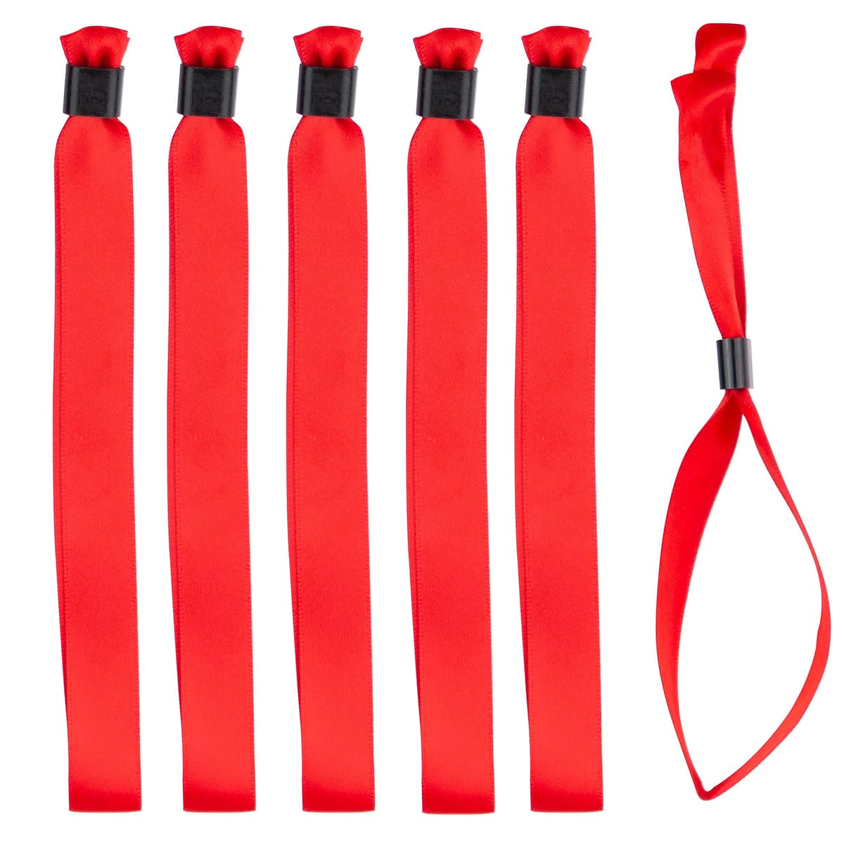 iboo – Pulseras de Tela cinta de raso - Pulseras Desechables de Identificación y Seguridad para Eventos, Fiesta - Cierre de Plástico Unidireccional. — view 22
