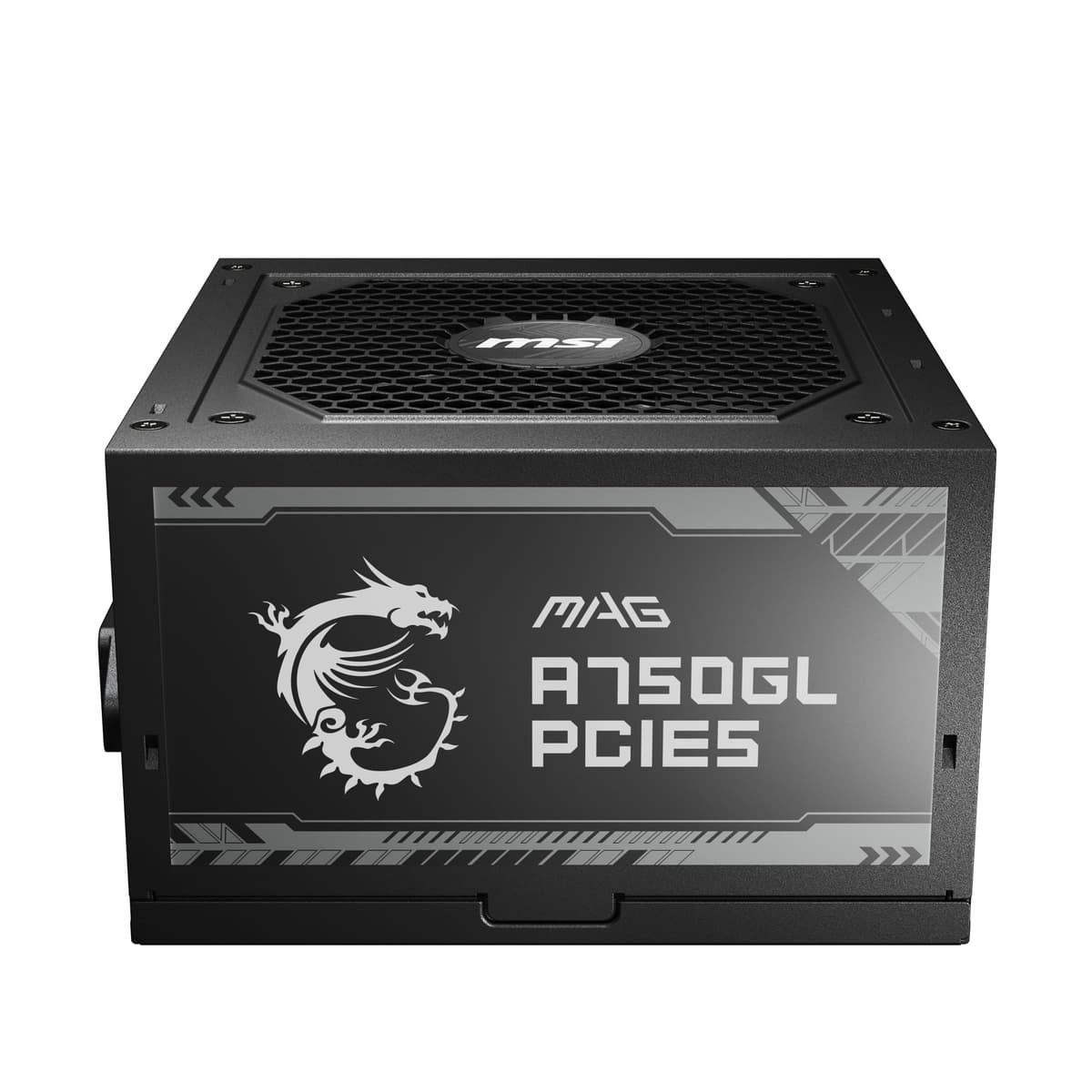 MSI MAG A750GL PCIE5 Power Supply Unit, 750W, 80 Plus Gold, Fully Modular, ATX 3.0, PCIe 5.0 GPU Support, 120mm FDB Fan, Full-Bridge LLC, Flat Black Cables - 7 Year Warranty — view 7