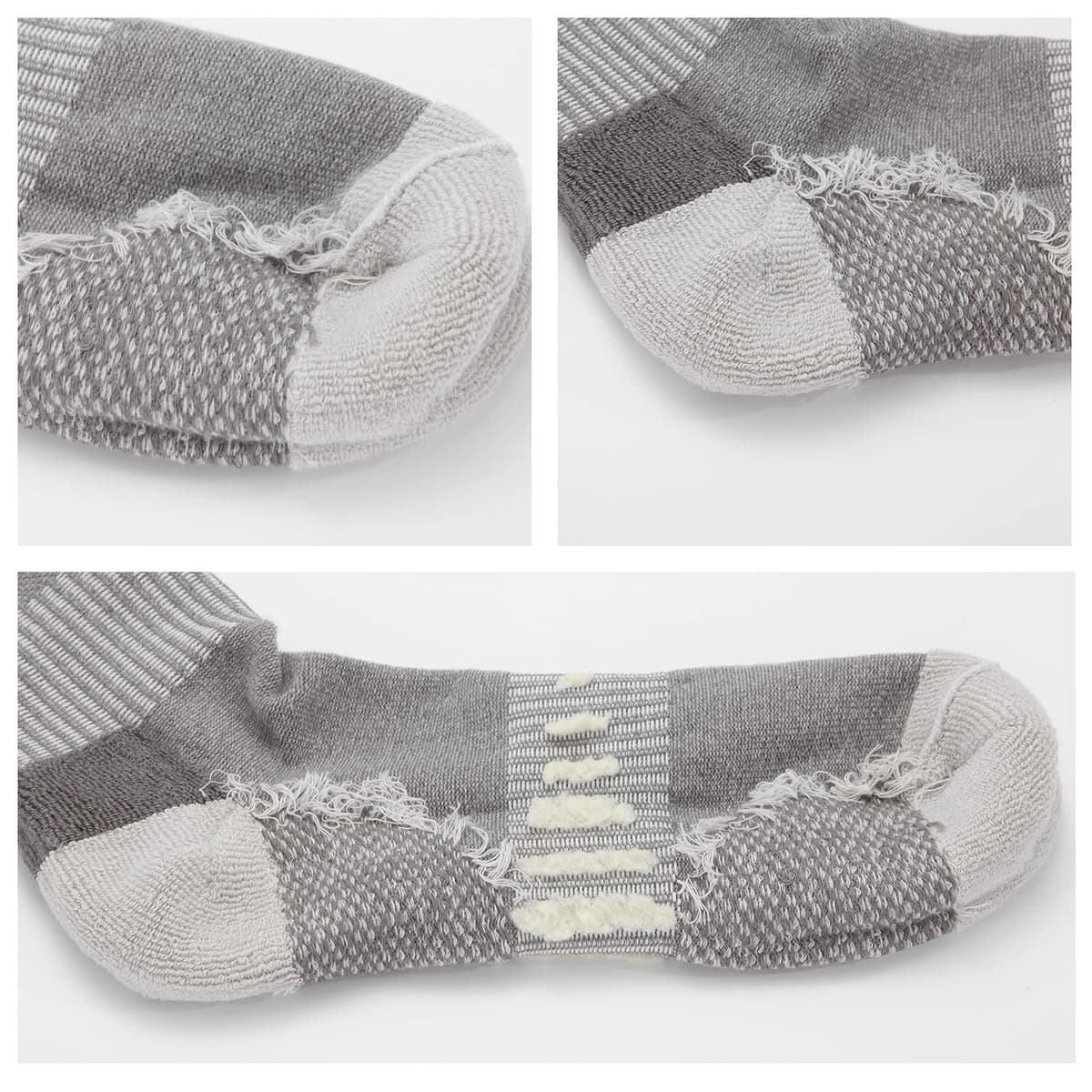 BUDERMMY Mens Socks Cushioned Work Socks Walking Socks Womens Crew Athletic Socks for Outdoor Hiking Trainer Running — view 4
