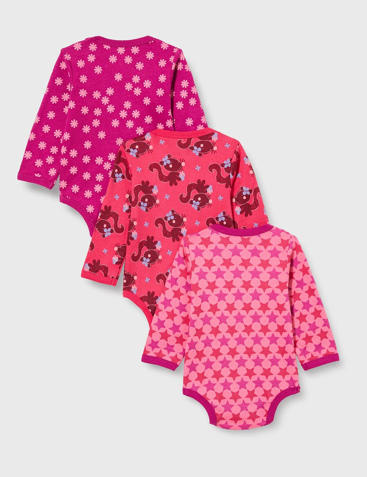 Care Baby Body Langarm aus 100% Baumwolle (3er Pack) — view 3