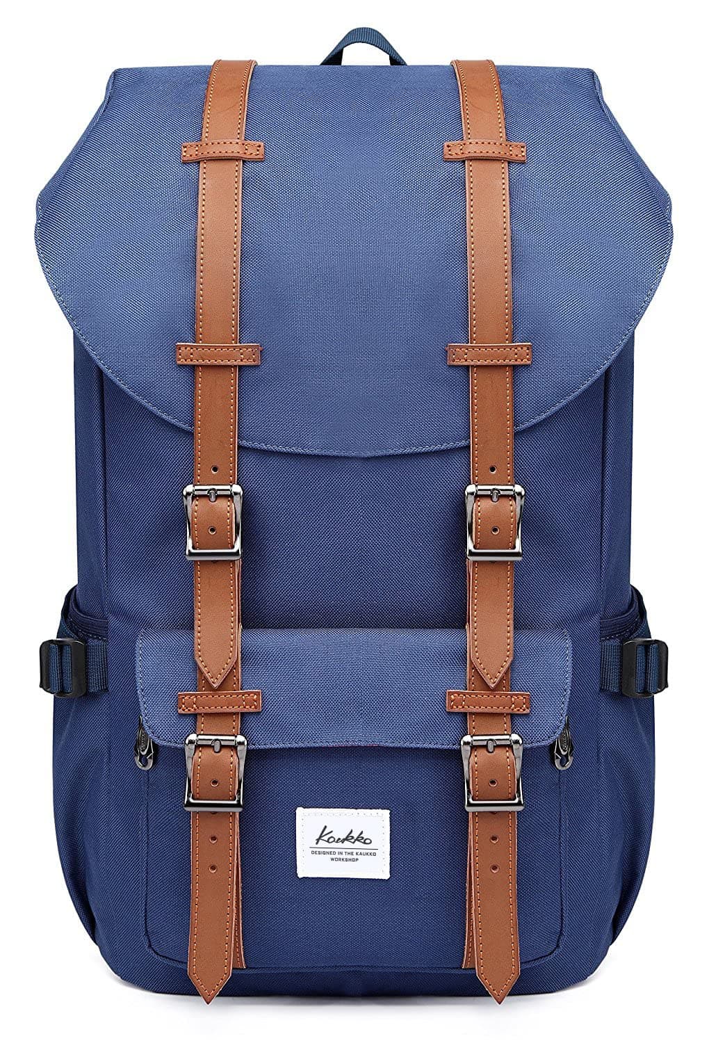 KAUKKO Mochila hermosa y bien pensada con compartimento para portátil de 15" para colegio, universidad, 22 l, Negro Jnl-ks24-03, talla única, Mochilas daypack — view 15