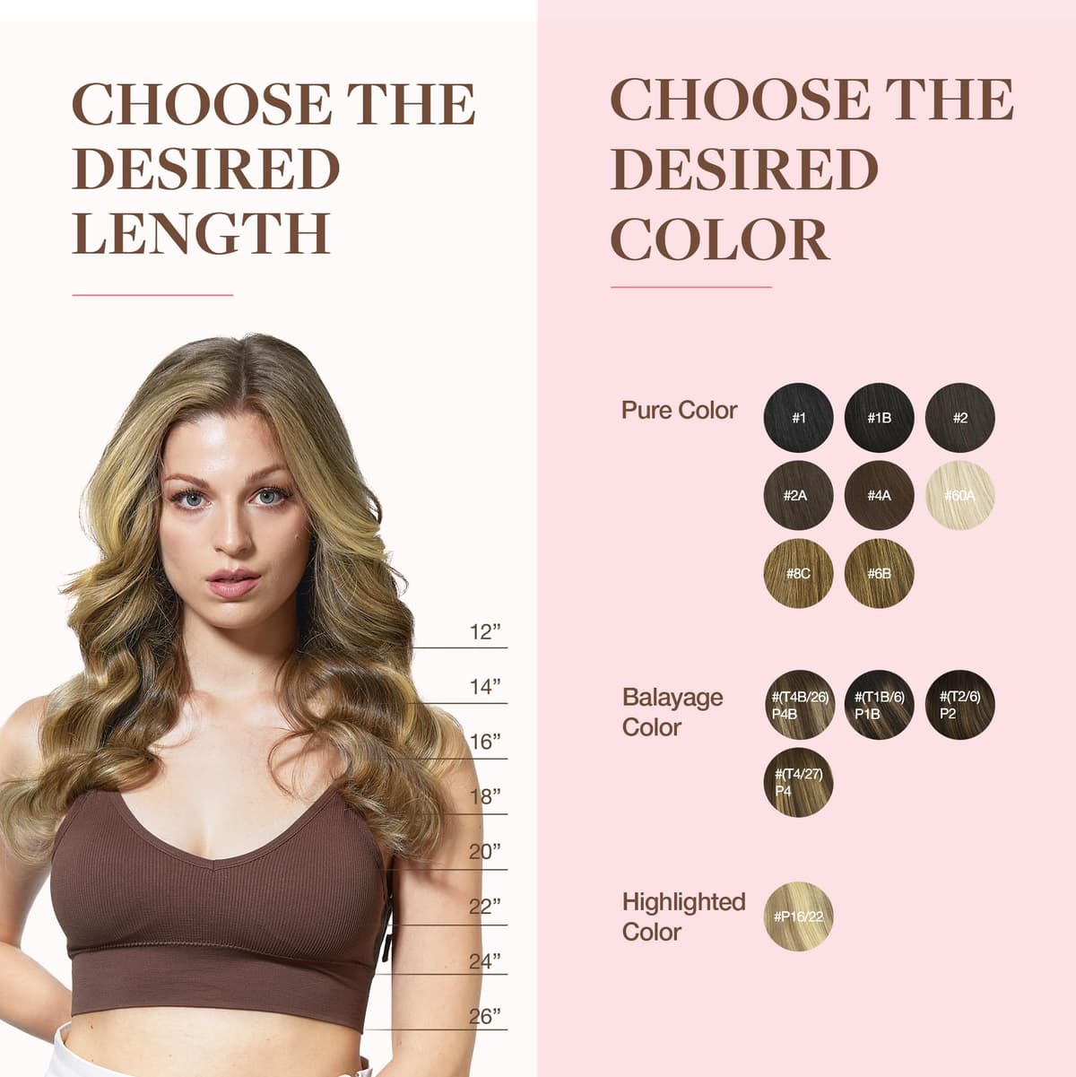 GOO GOO Clip in Hair Extensions Human Hair, 18inch 150g 9Pcs, #2 Dark Brown, Hair extensions for women, Human Hair Extensions Clip in — view 215